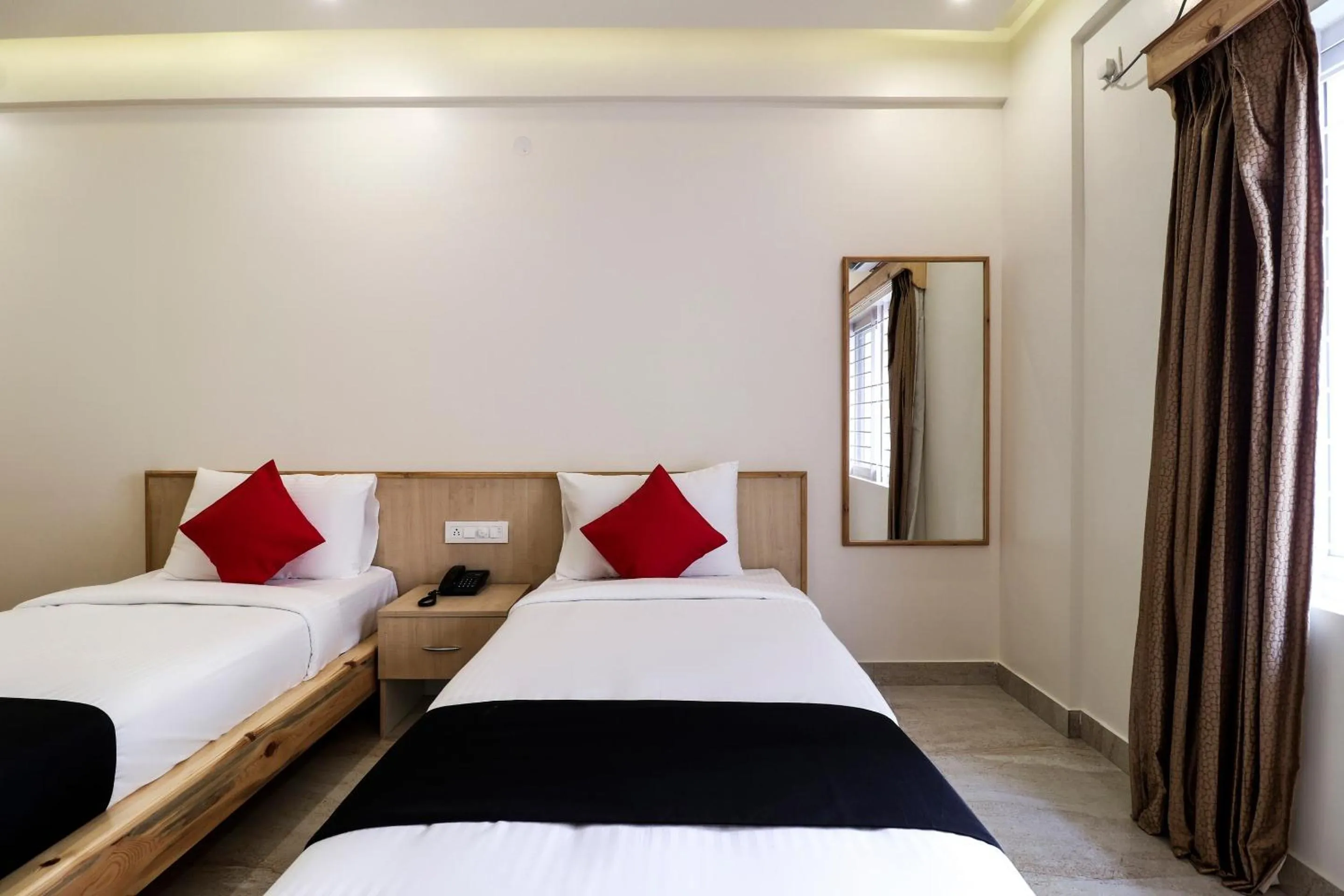 Bedroom, Bed in Super Collection O Prime Residency