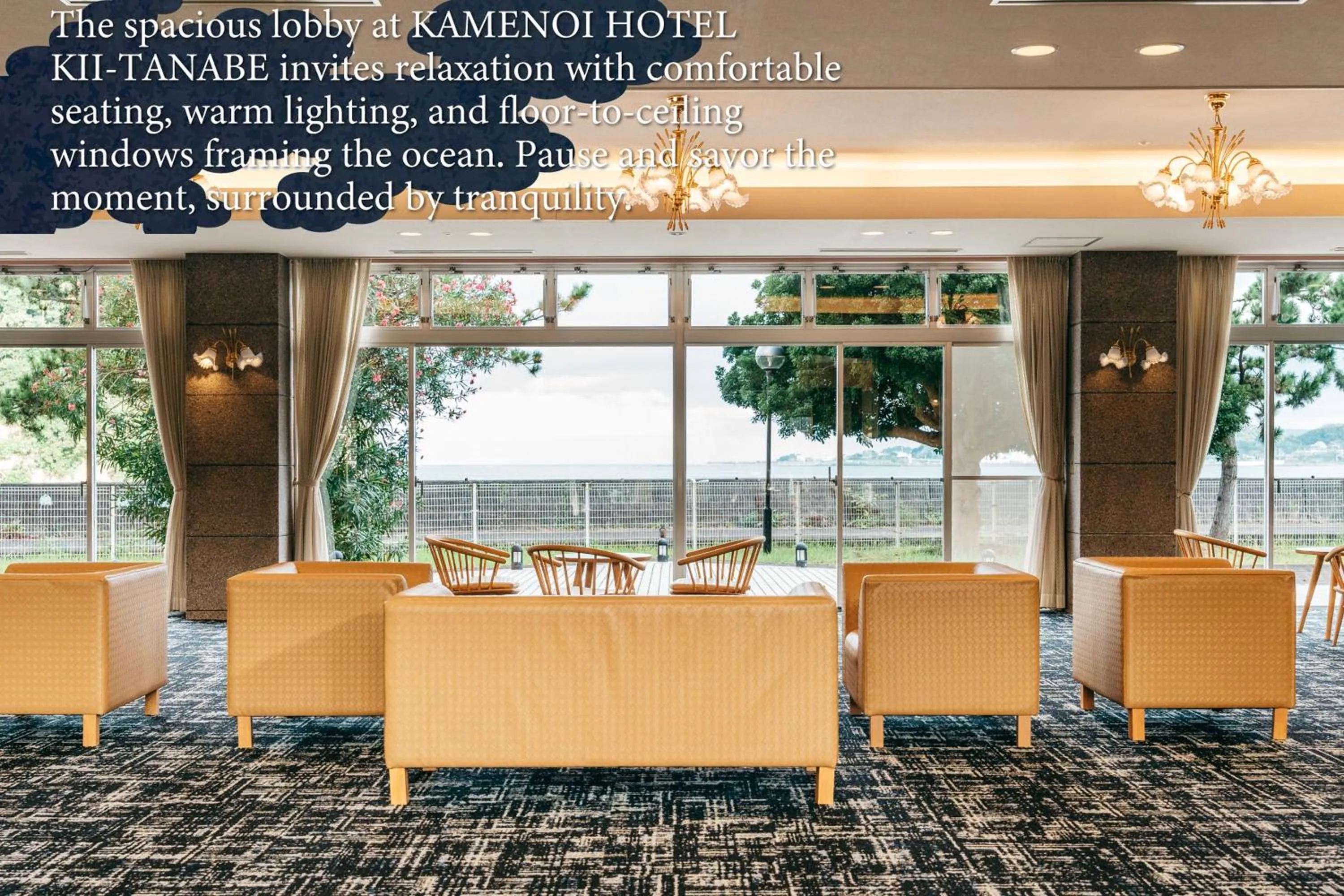 Lobby or reception in KAMENOI HOTEL Kii-Tanabe