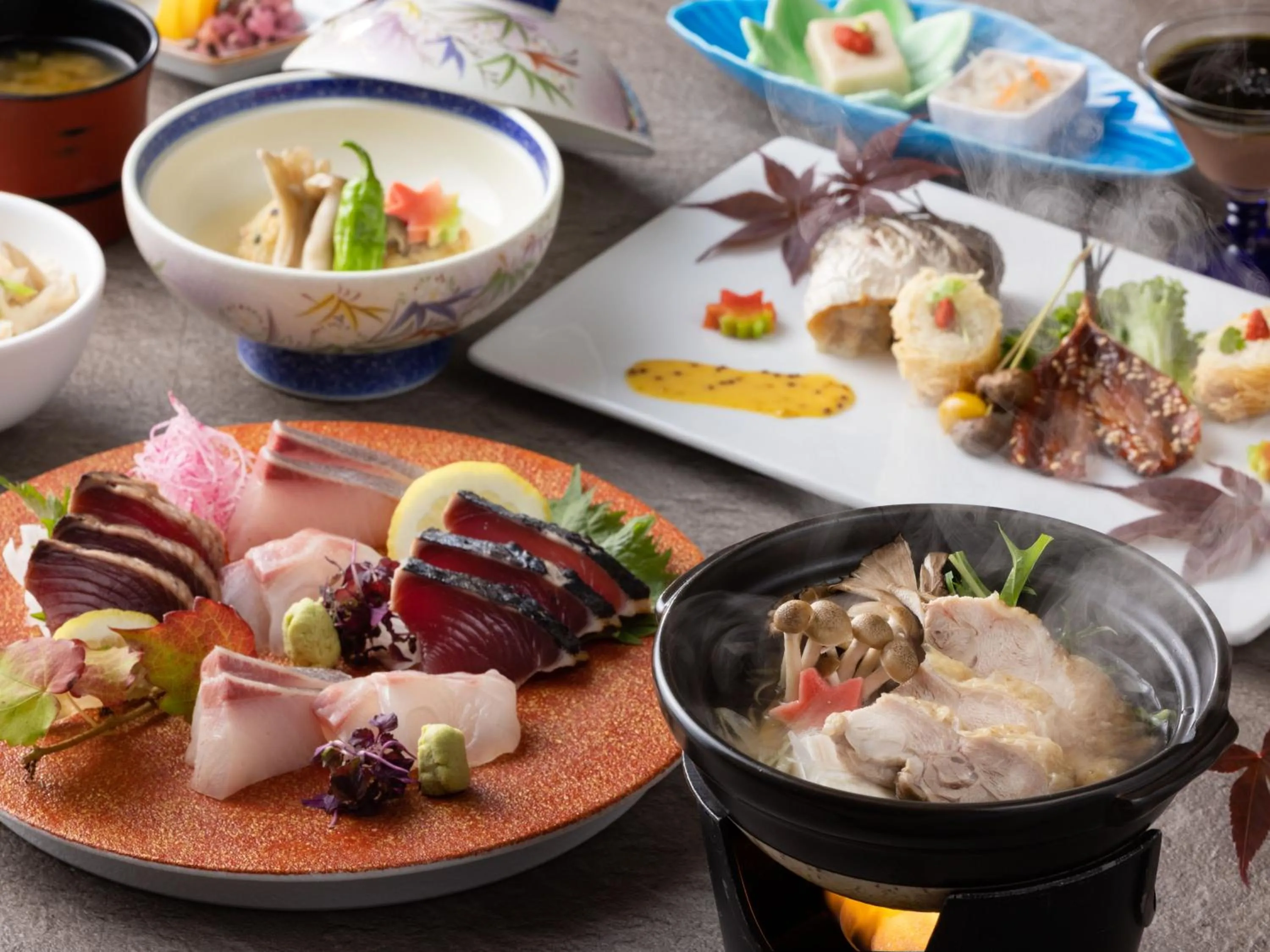 Dinner in Kanpo no Yado Ino