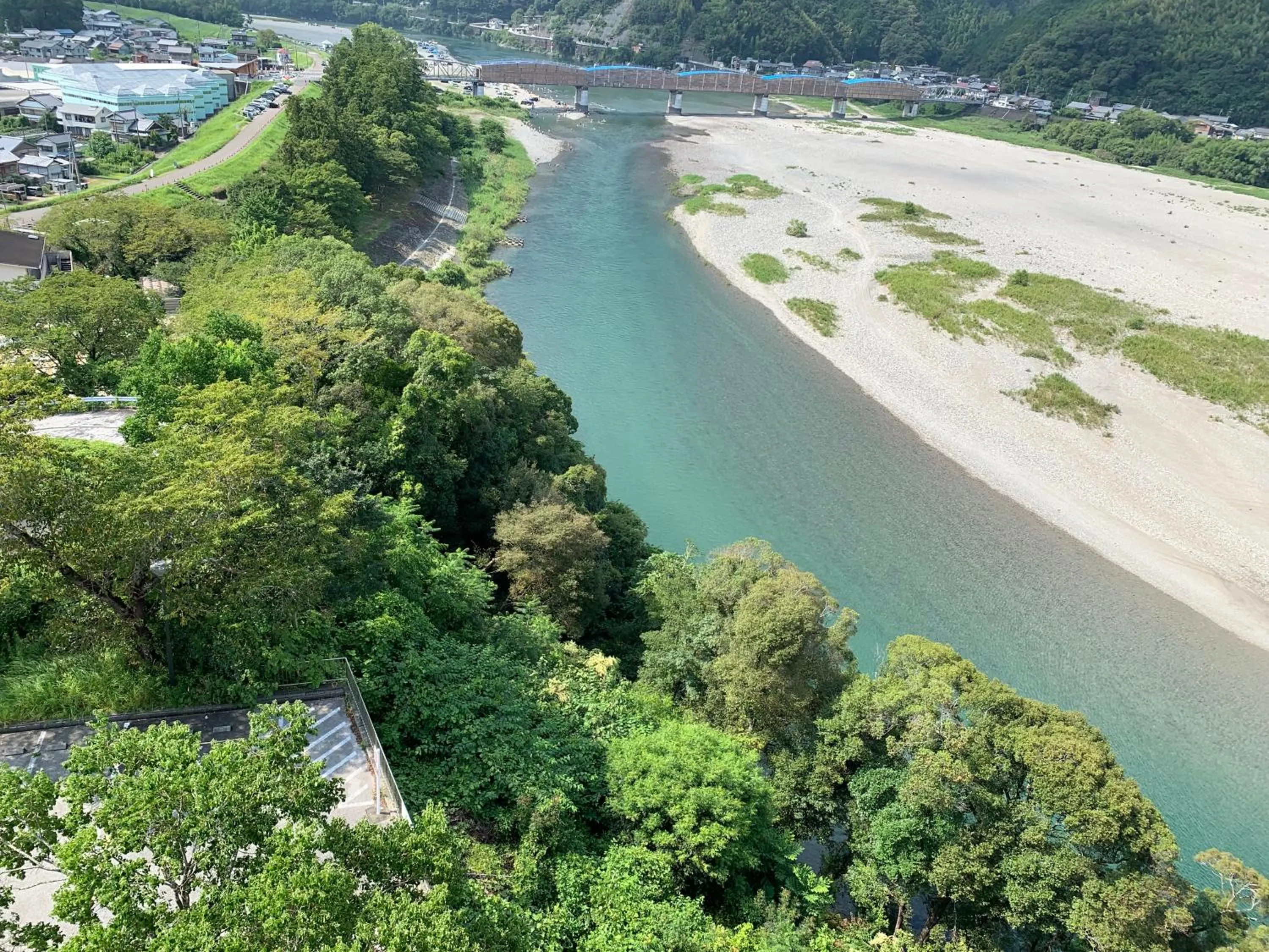 Nearby landmark, Bird's-eye View in Kanpo no Yado Ino