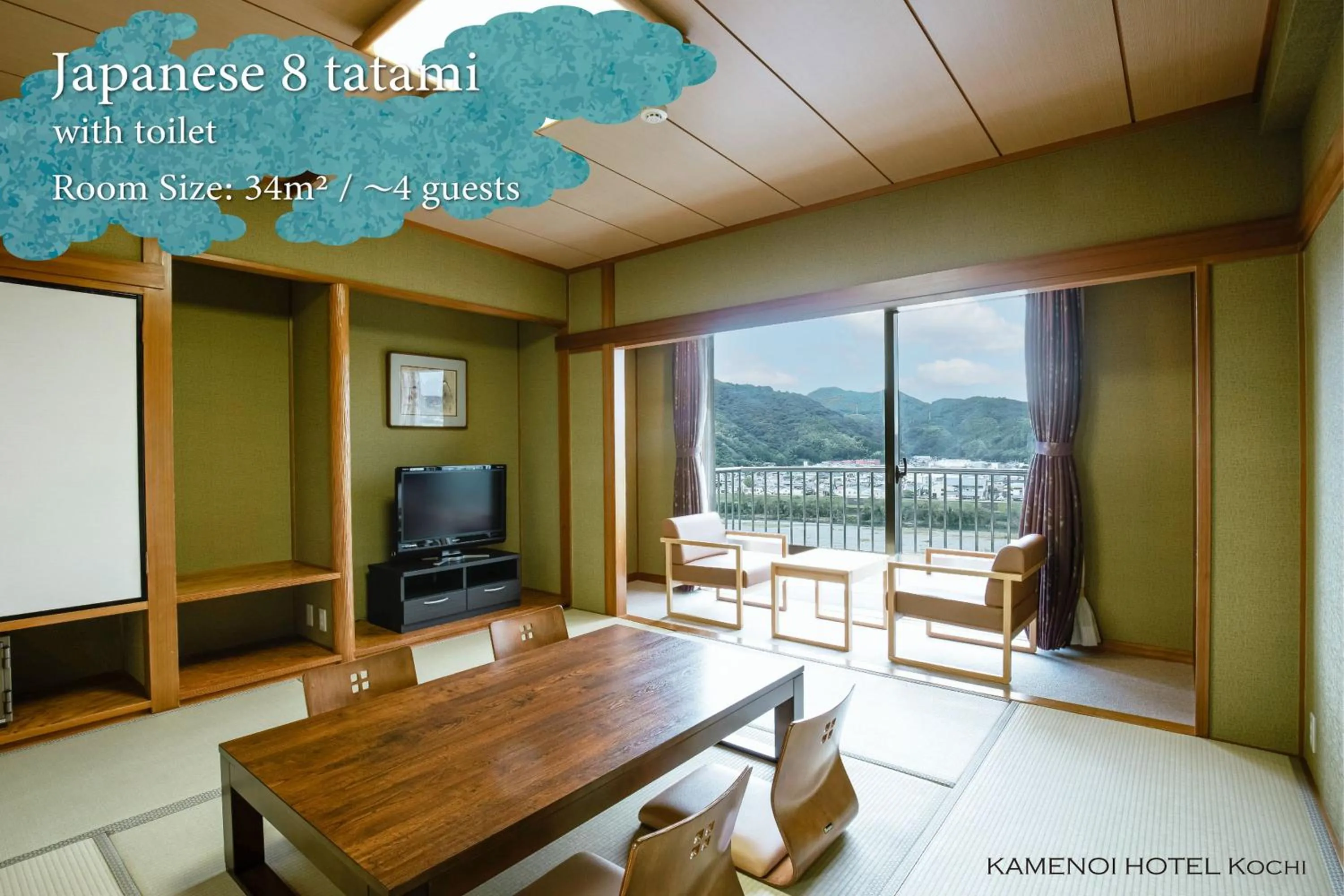 Photo of the whole room in KAMENOI HOTEL Kochi