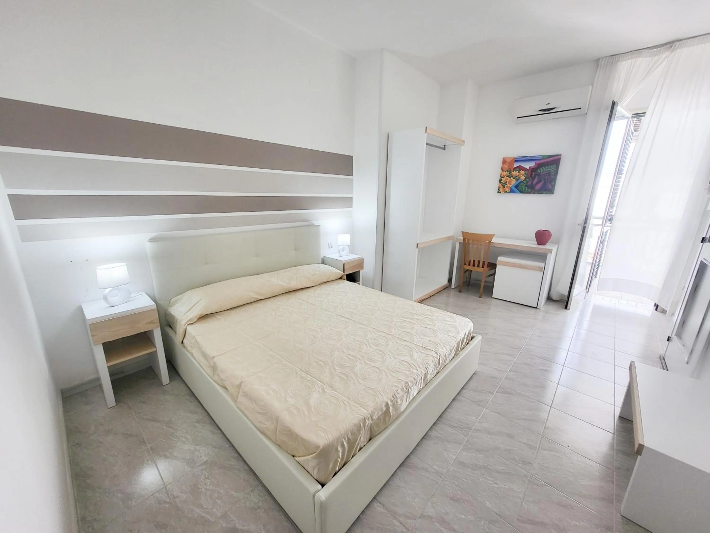 Bed in Porto Cesareo Hotel