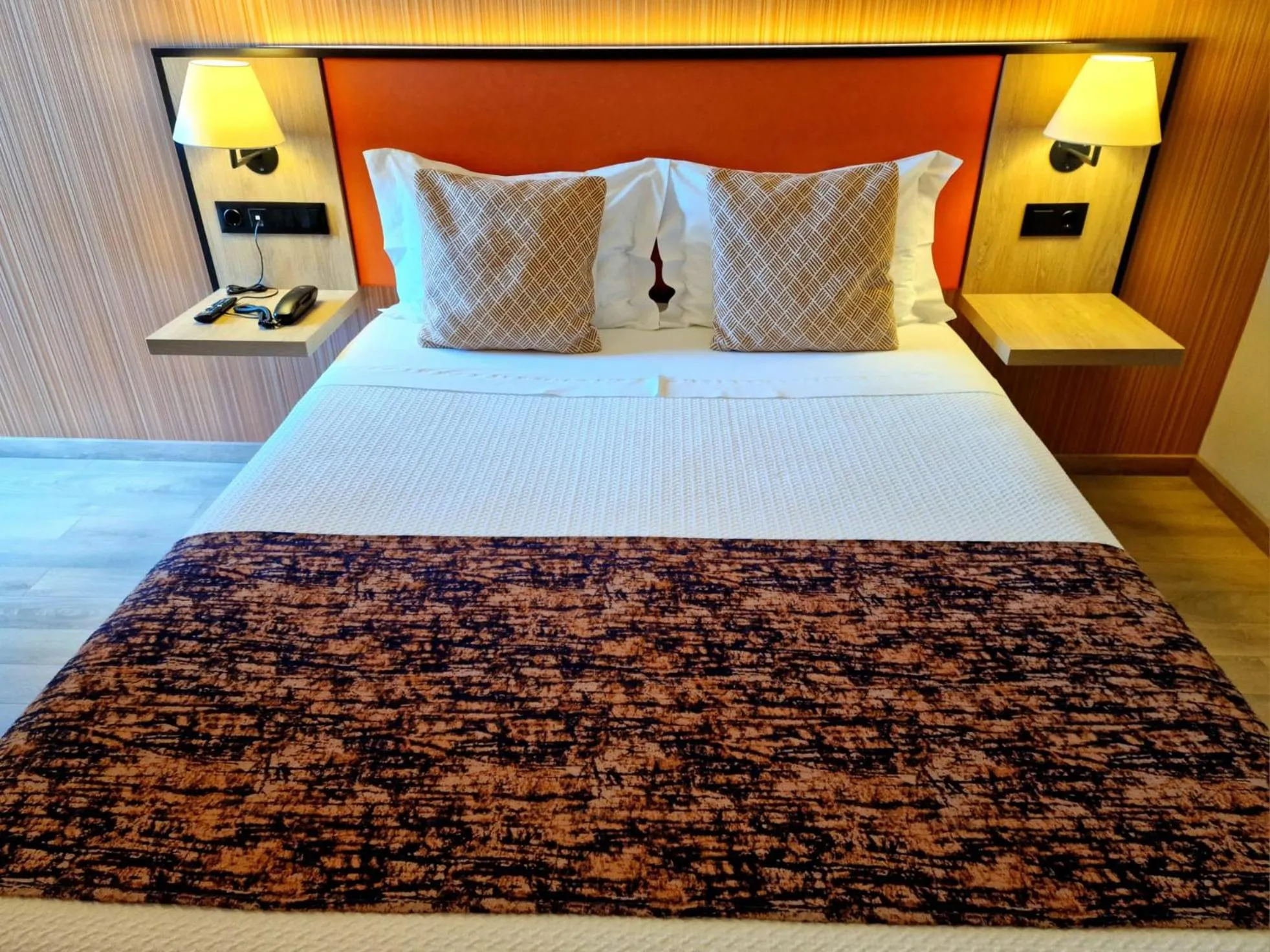Bed in Hotel 3K Porto Aeroporto