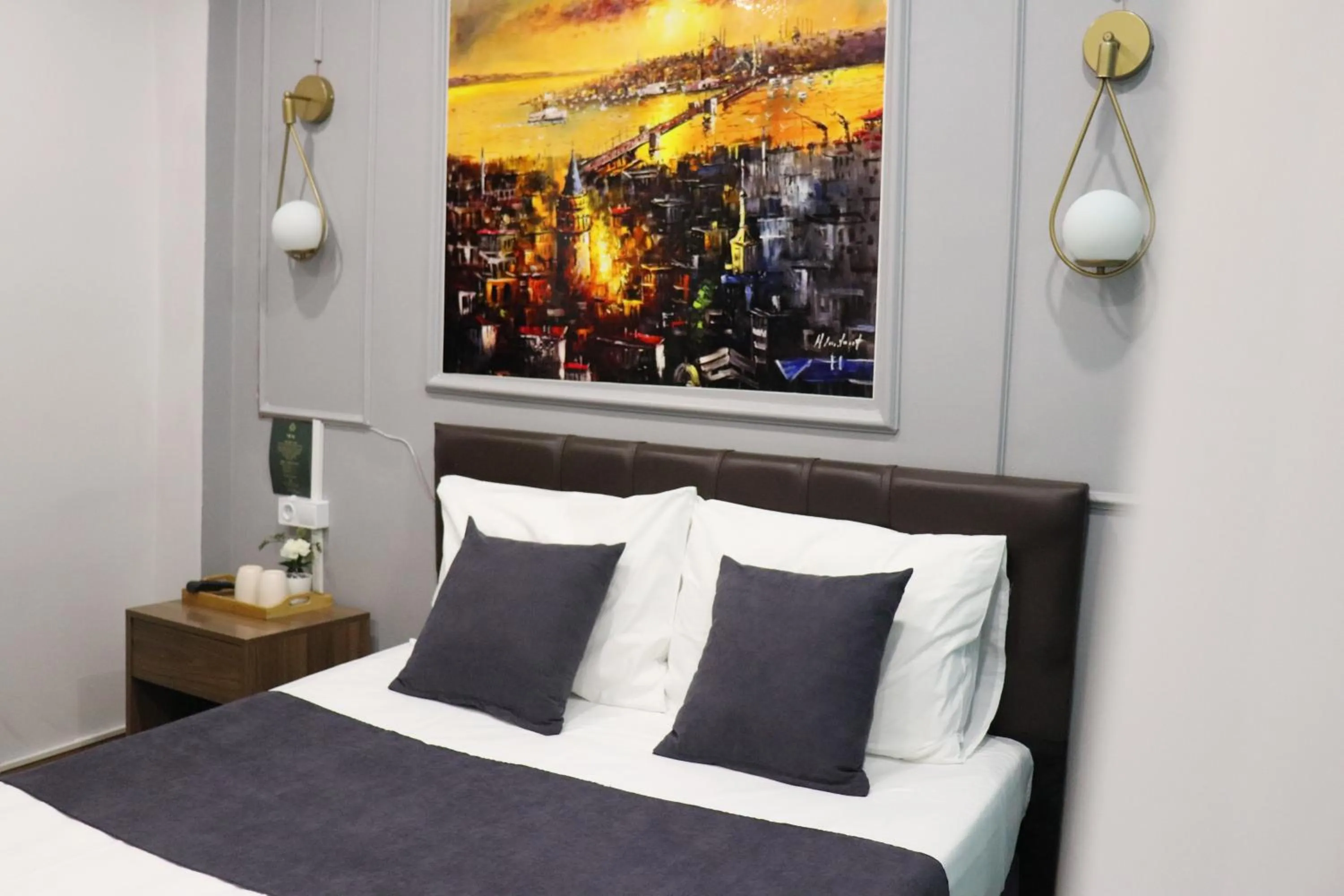 Bed in İstanbul Terrace Hotel