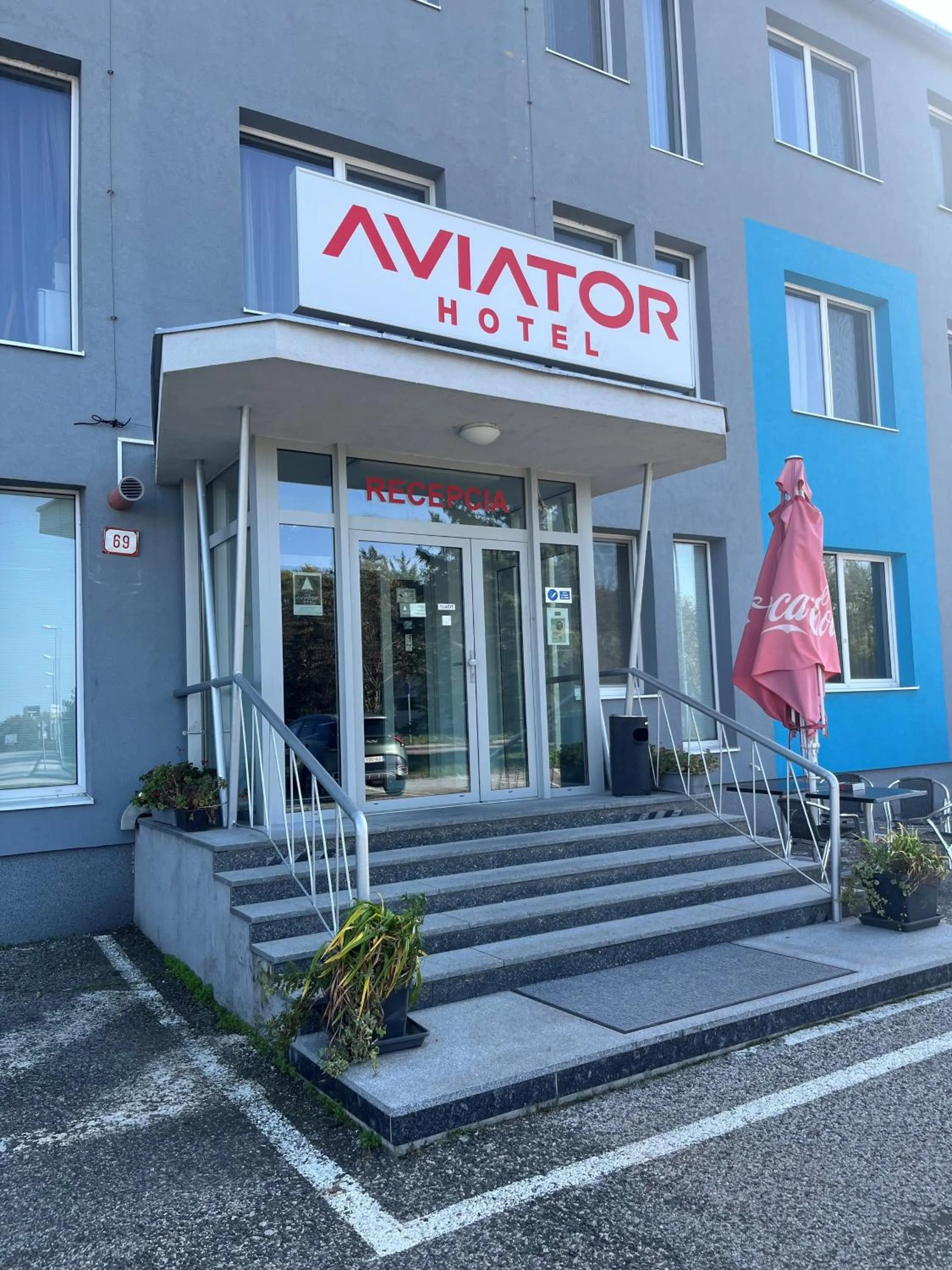 Property building in Aviator Garni Hotel Bratislava