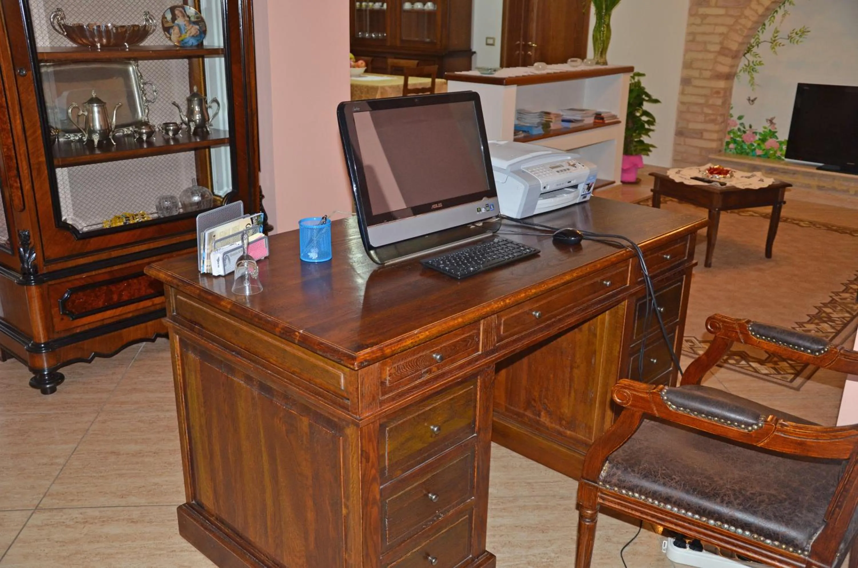 Lobby or reception in B&B Casa Cavour