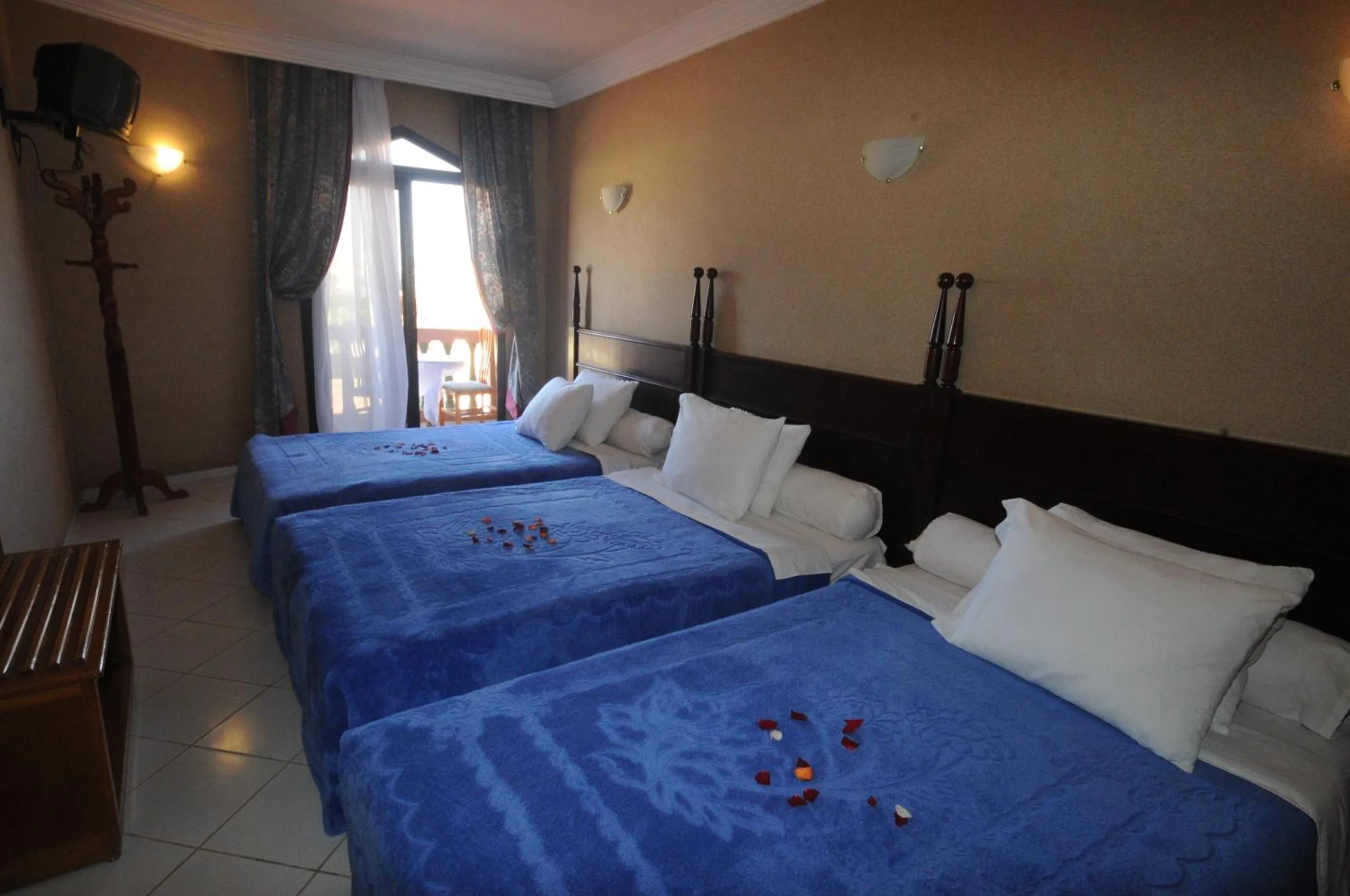 Bed in Hôtel Atlantique Panorama