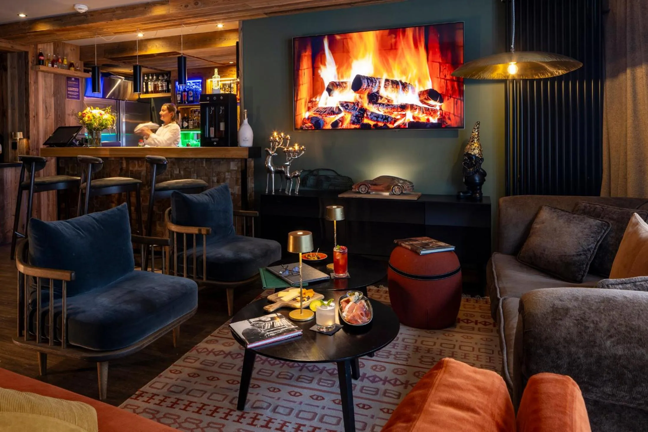 Living room in Hotel MONT-BLANC VAL D'ISERE