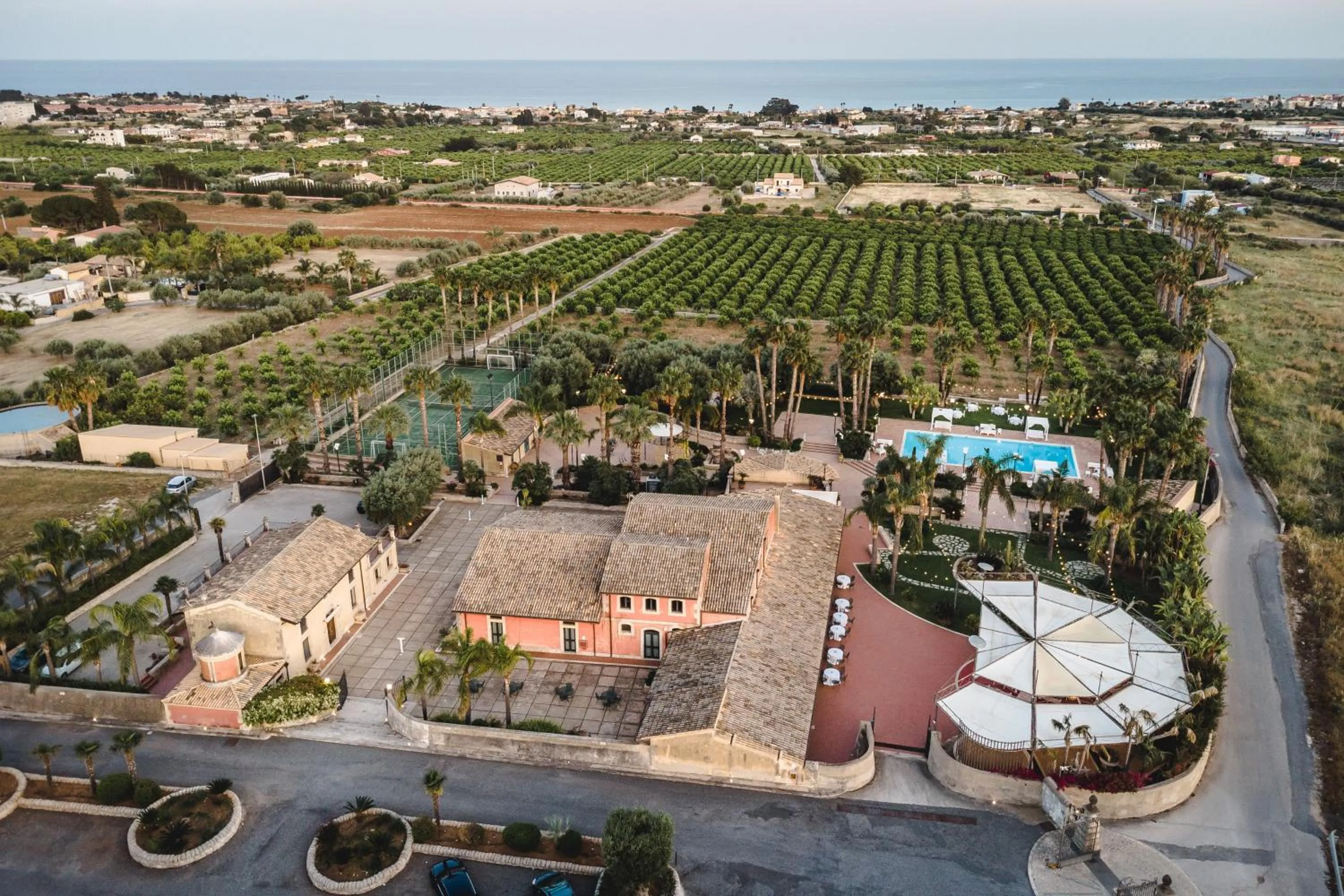 Bird's eye view in Nuovo Castello Crisilio