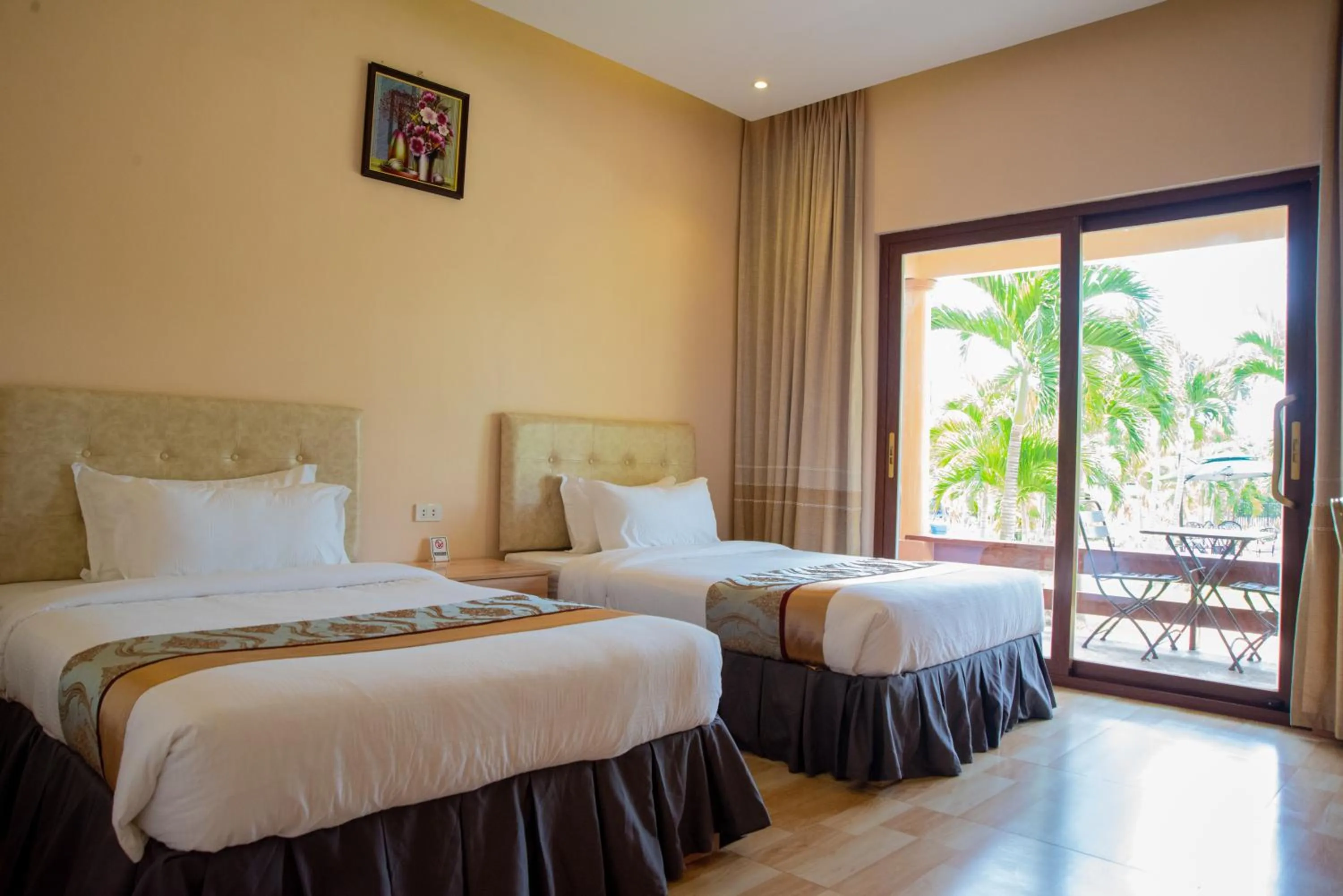 Bed in Camotes Ocean Heaven Resort