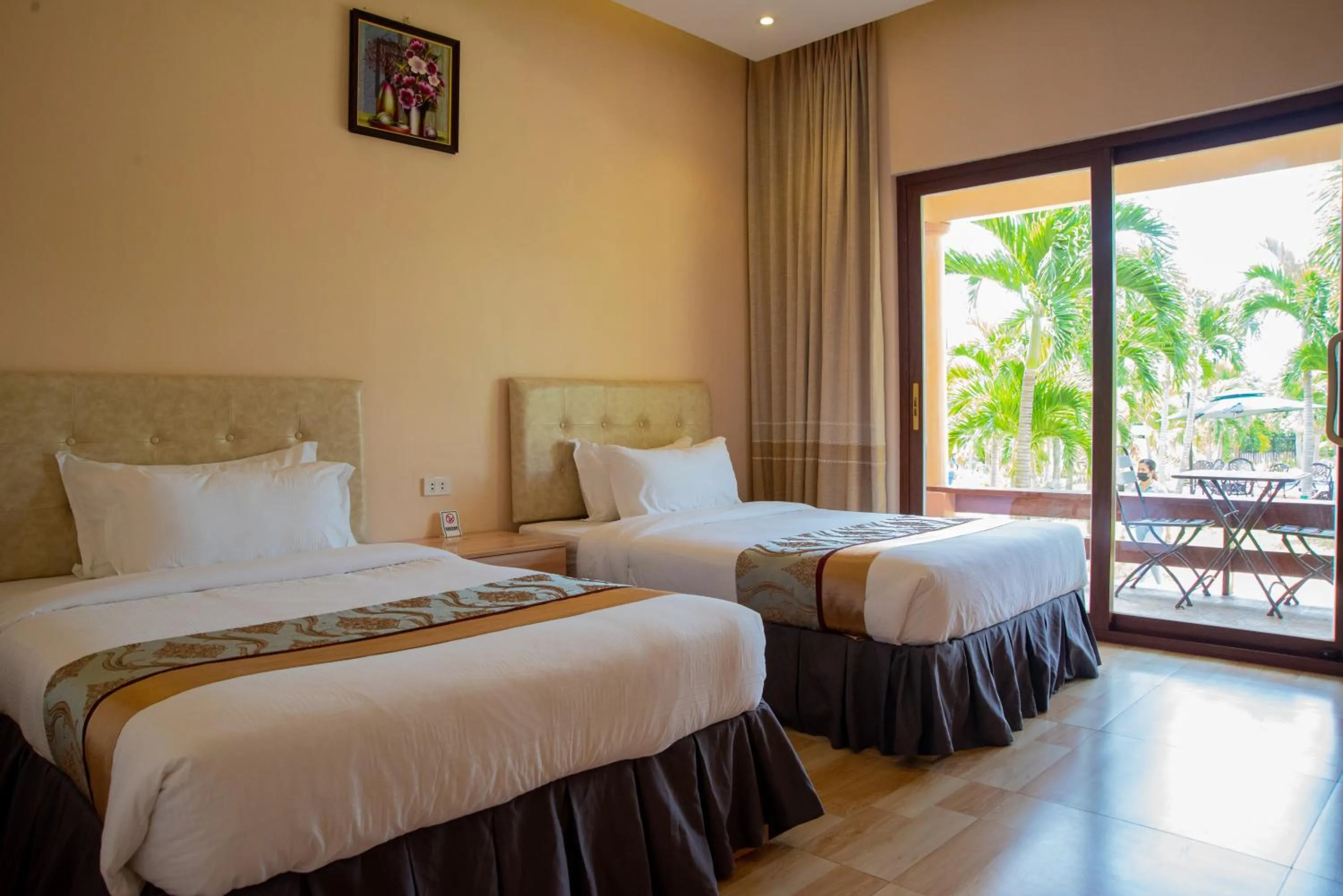 Bed in Camotes Ocean Heaven Resort