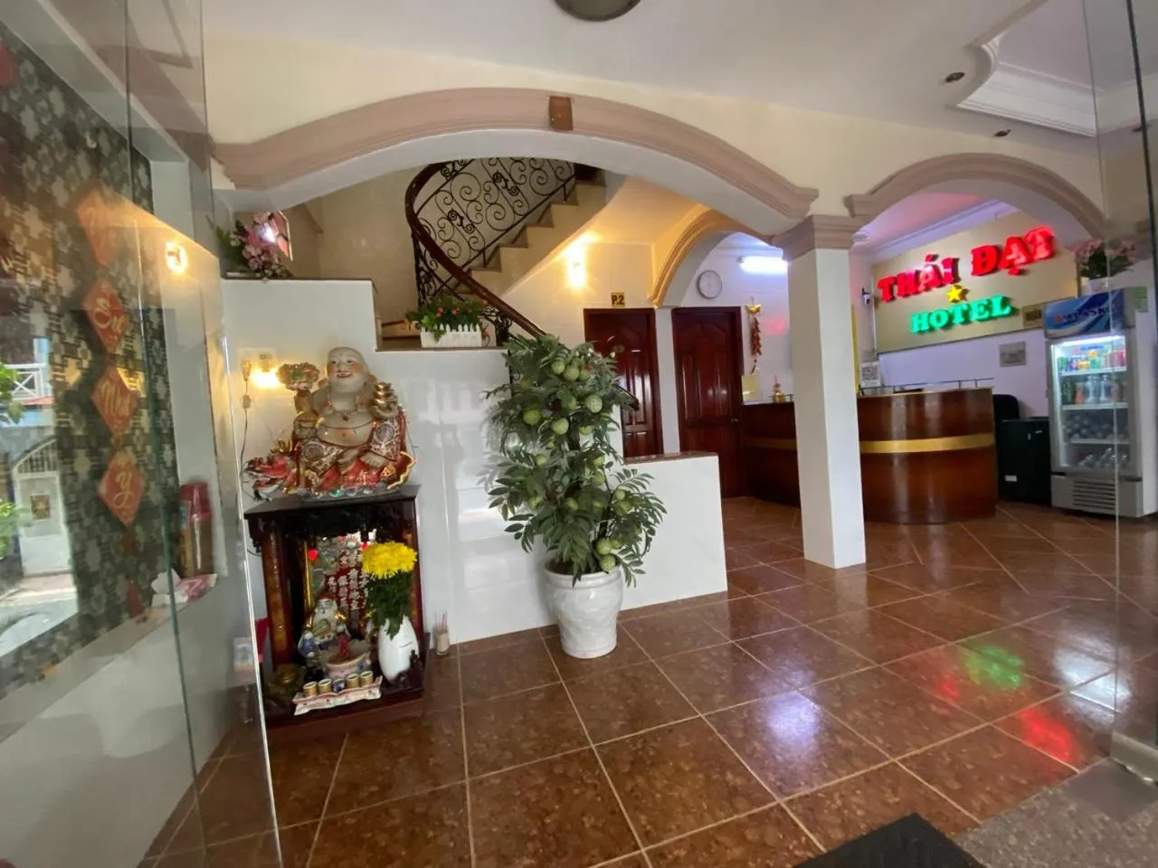 Lobby or reception in Thai Dat Hotel