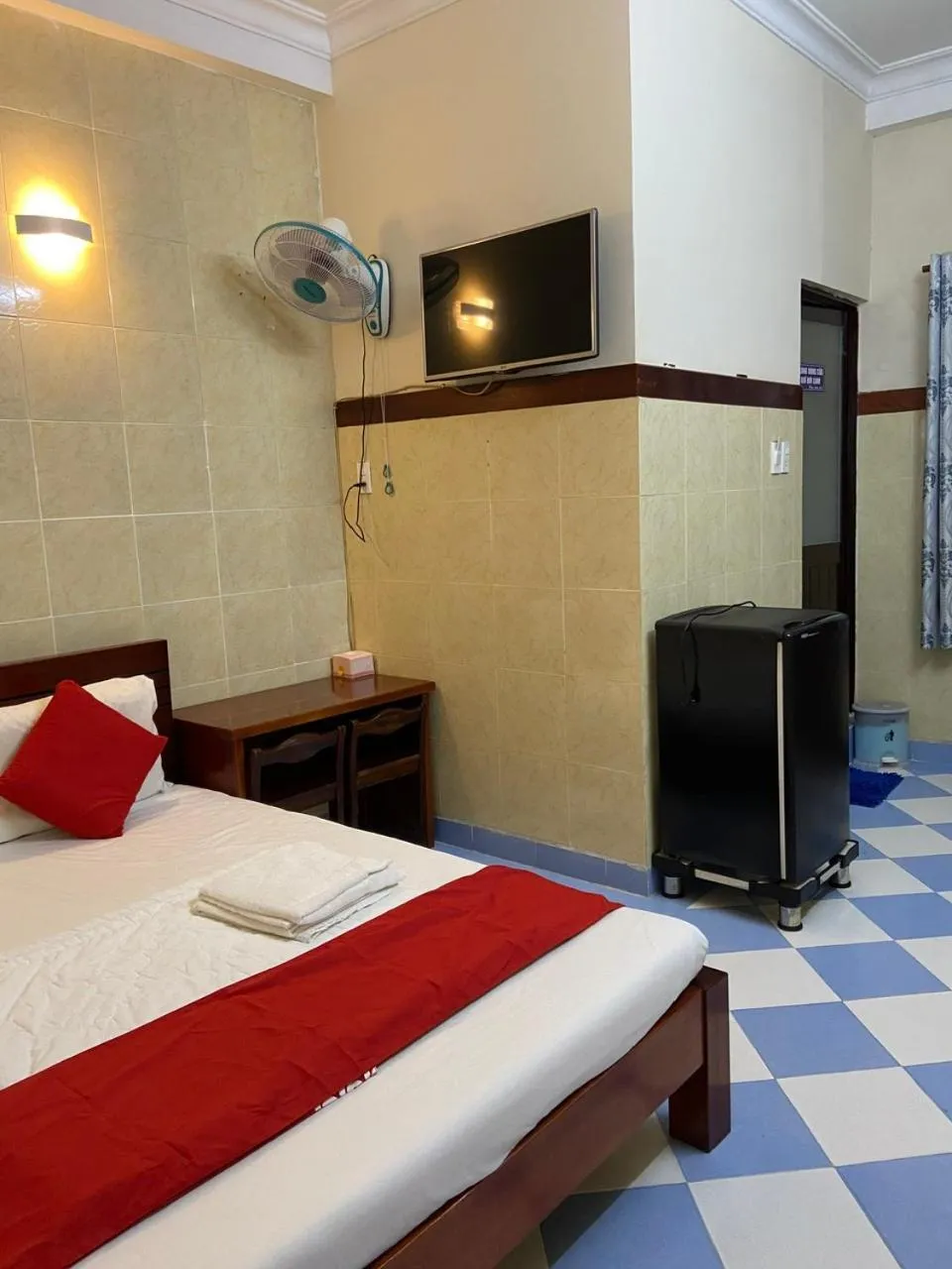 Bed in Thai Dat Hotel