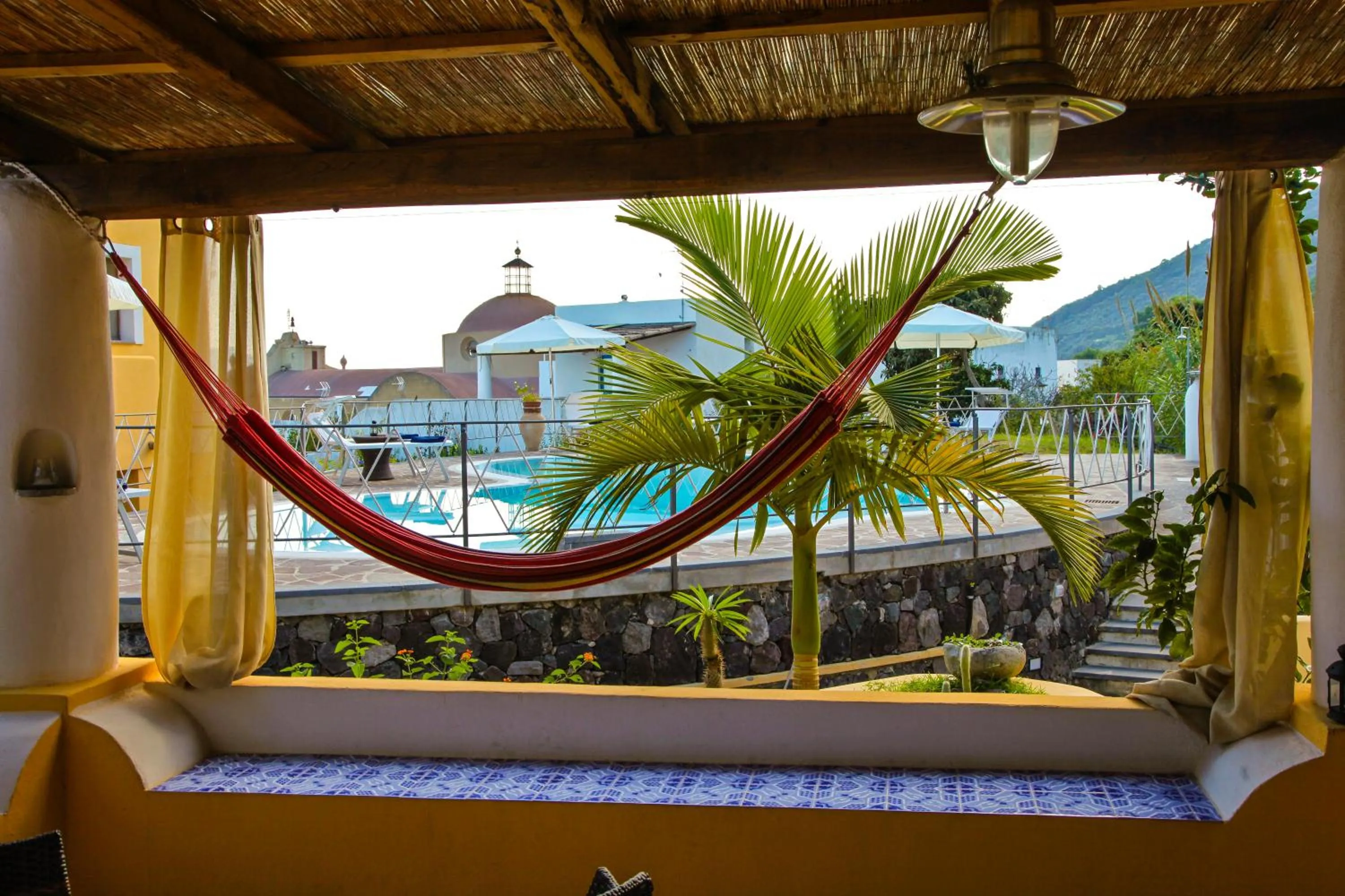 Balcony/Terrace in Hotel Arcangelo - Salina