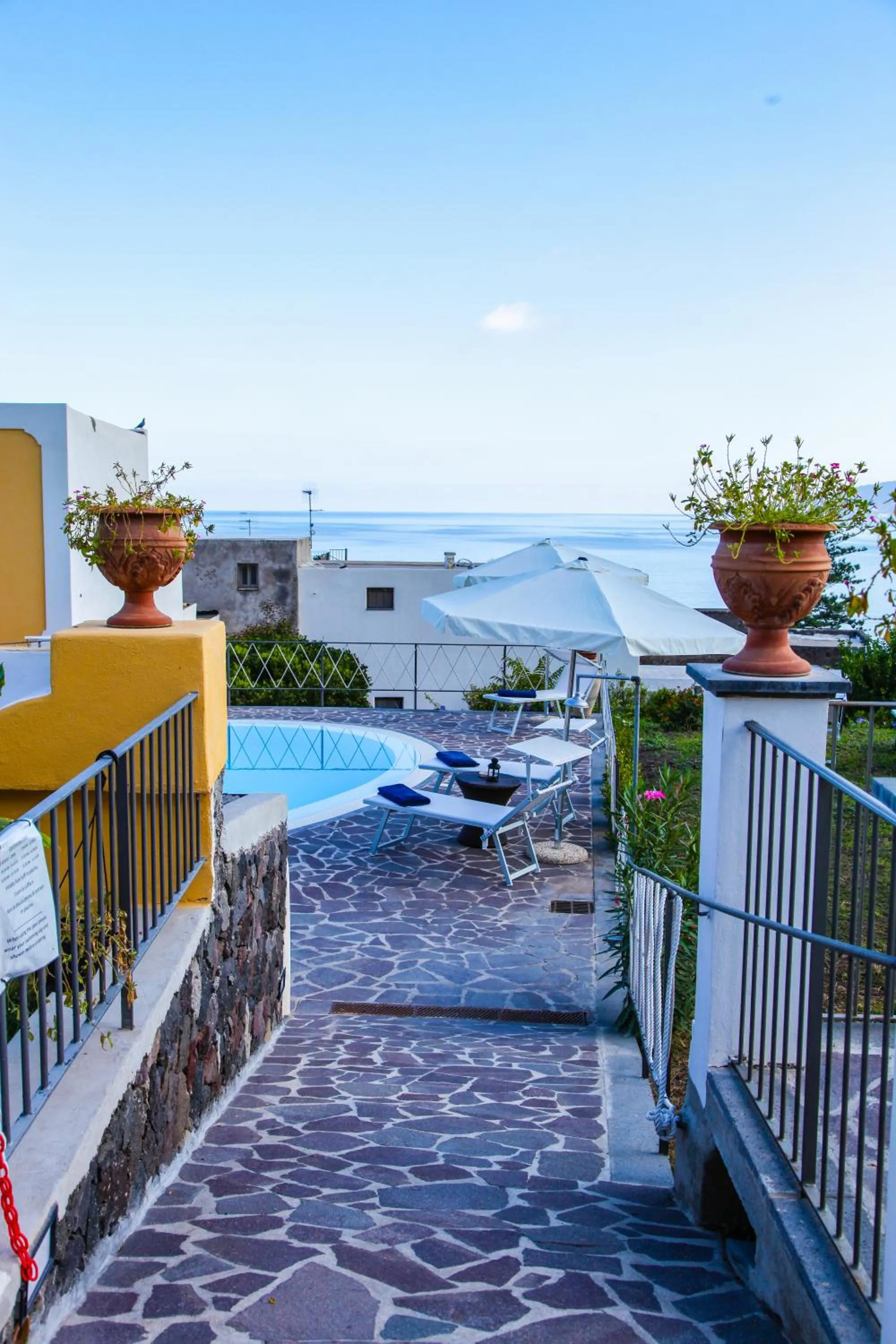 Sea view in Hotel Arcangelo - Salina