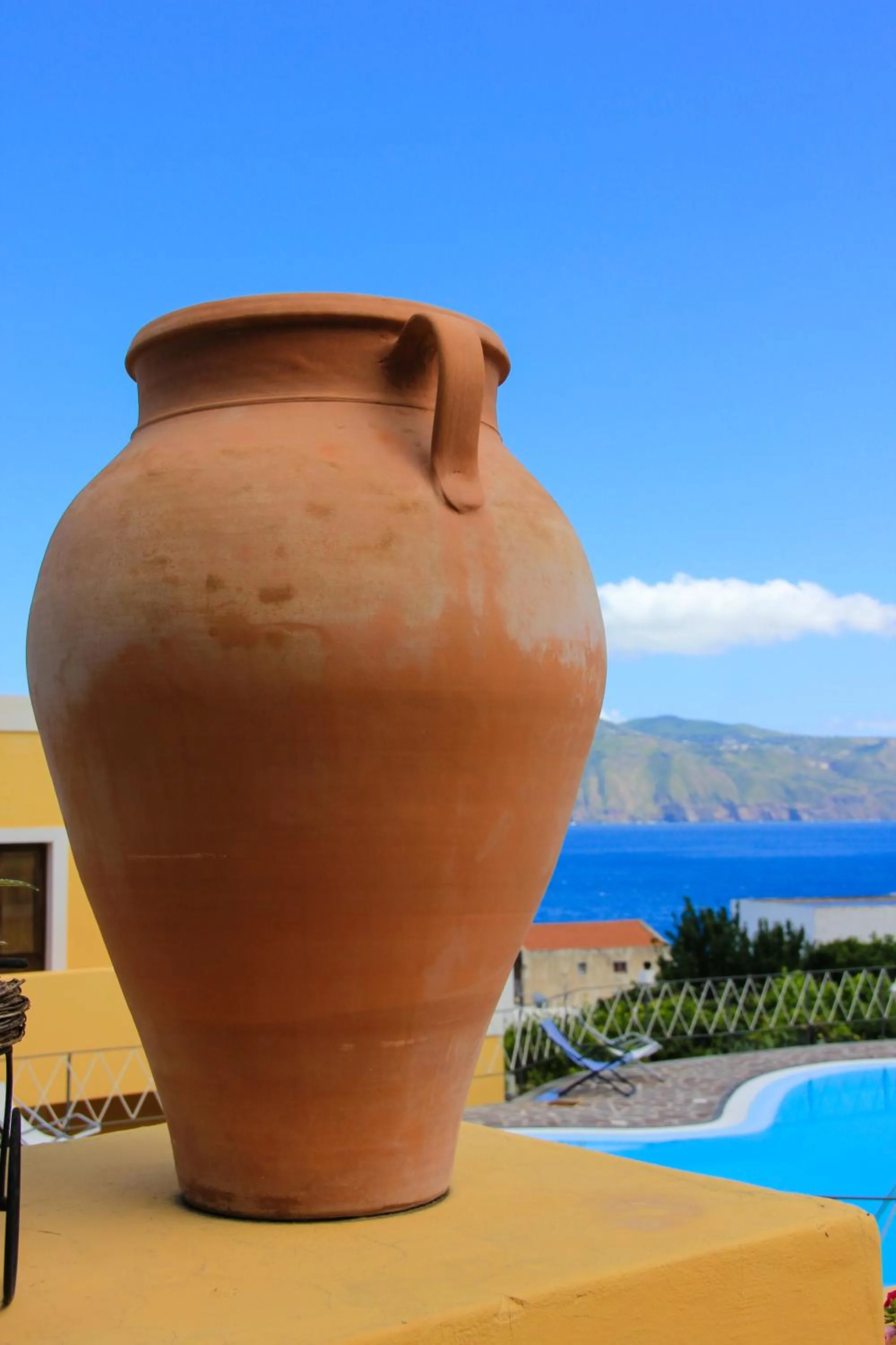 Decorative detail in Hotel Arcangelo - Salina