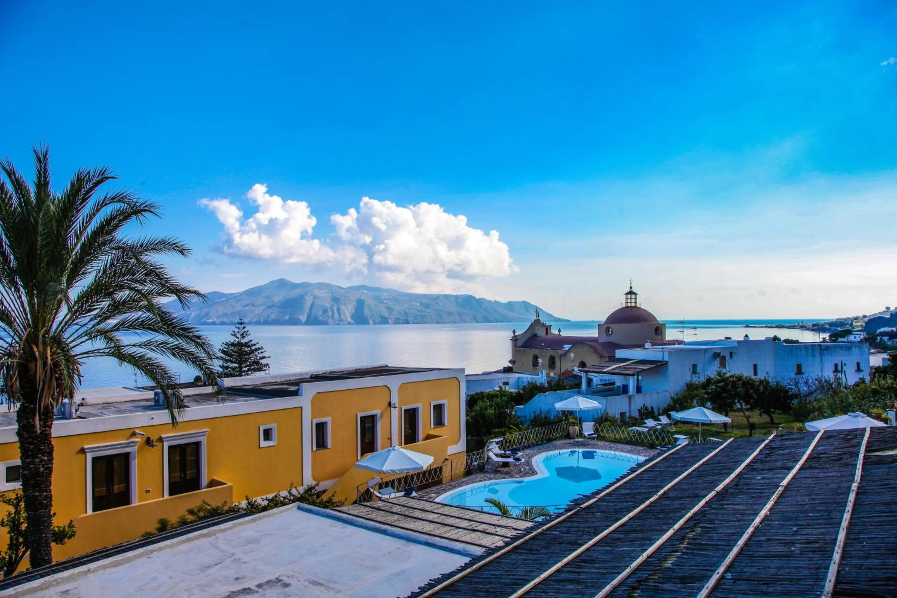 View (from property/room) in Hotel Arcangelo - Salina