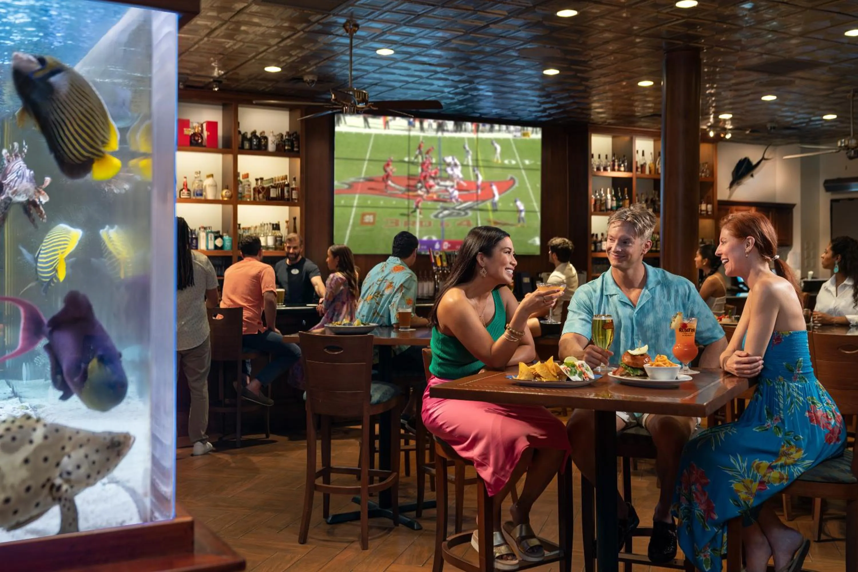 Lounge or bar in RumFish Beach at TradeWinds