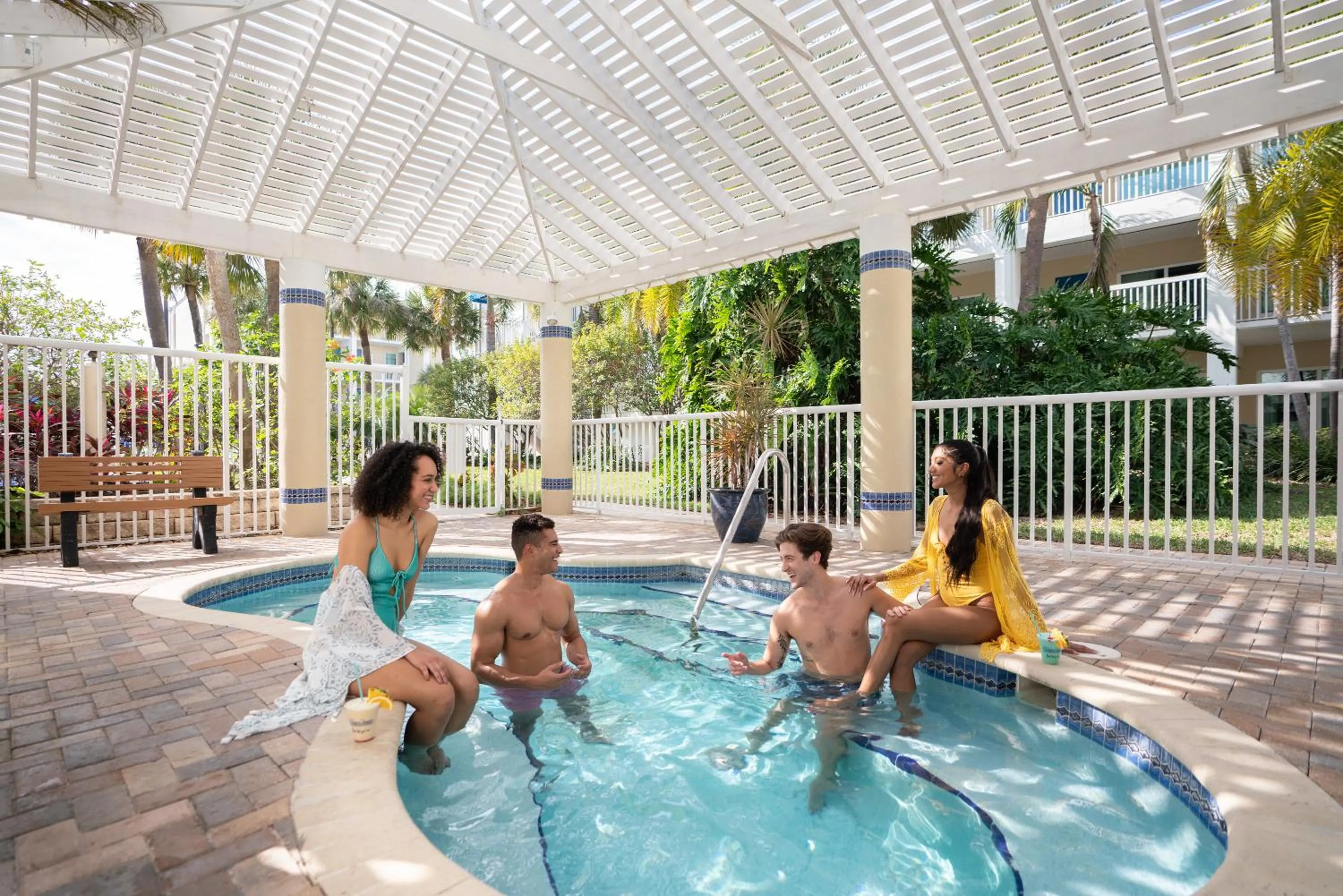 Hot Tub in RumFish Beach at TradeWinds