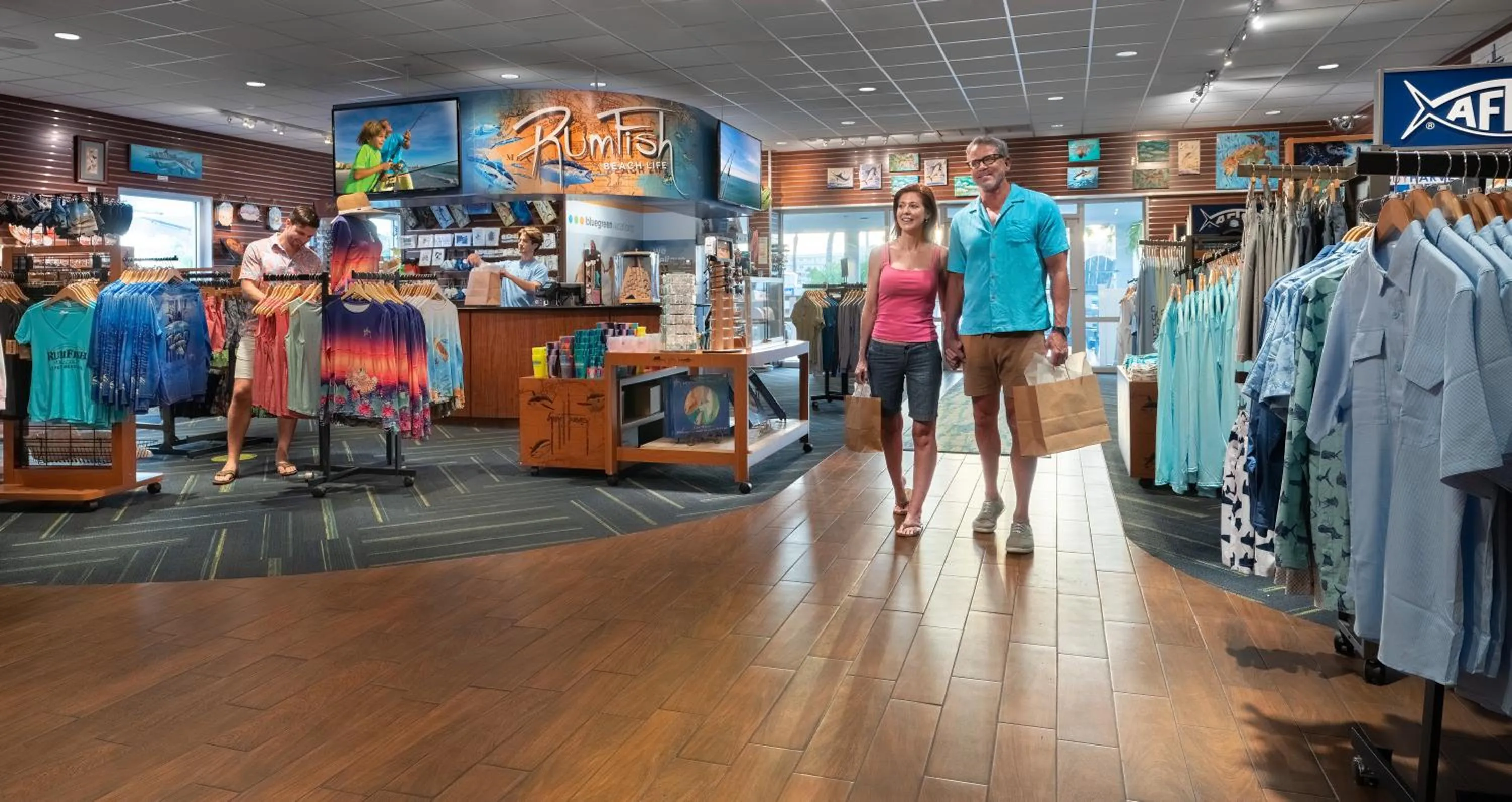 Shopping Area in RumFish Beach at TradeWinds