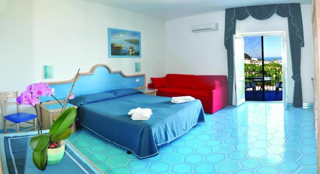 Bed in Hotel Villa Cimmentorosso