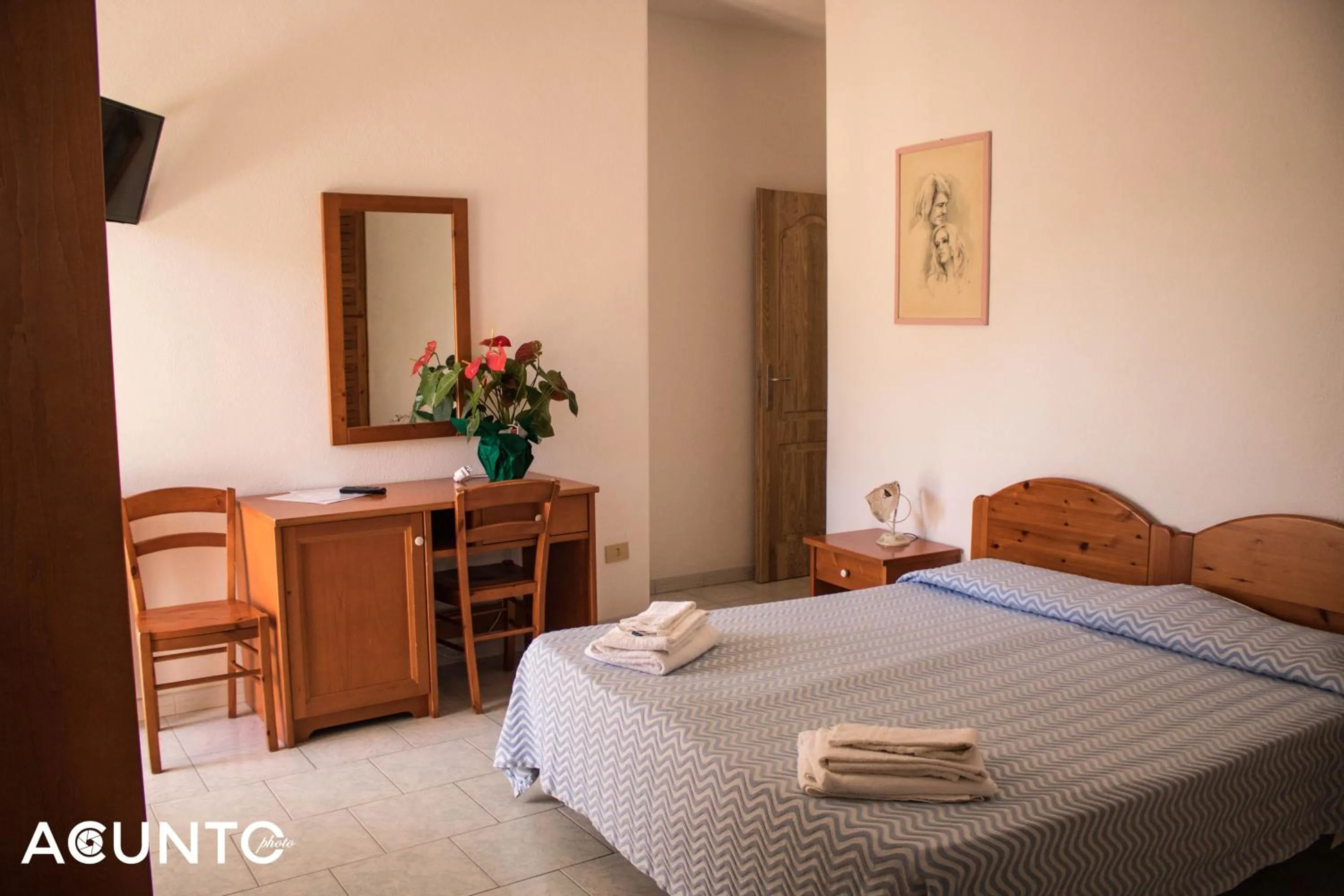 Bed in Hotel Villa Cimmentorosso