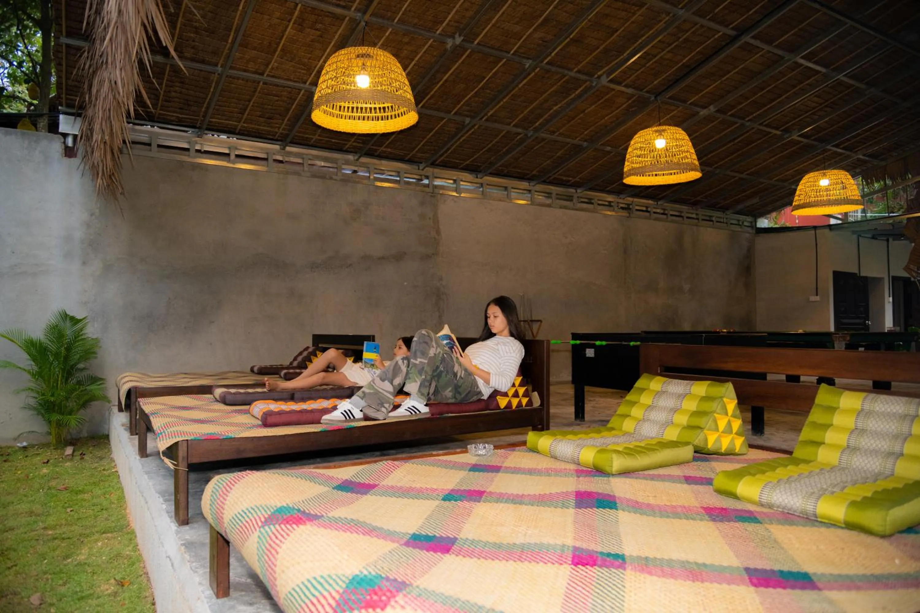 People, Bed in River Nest Hostel