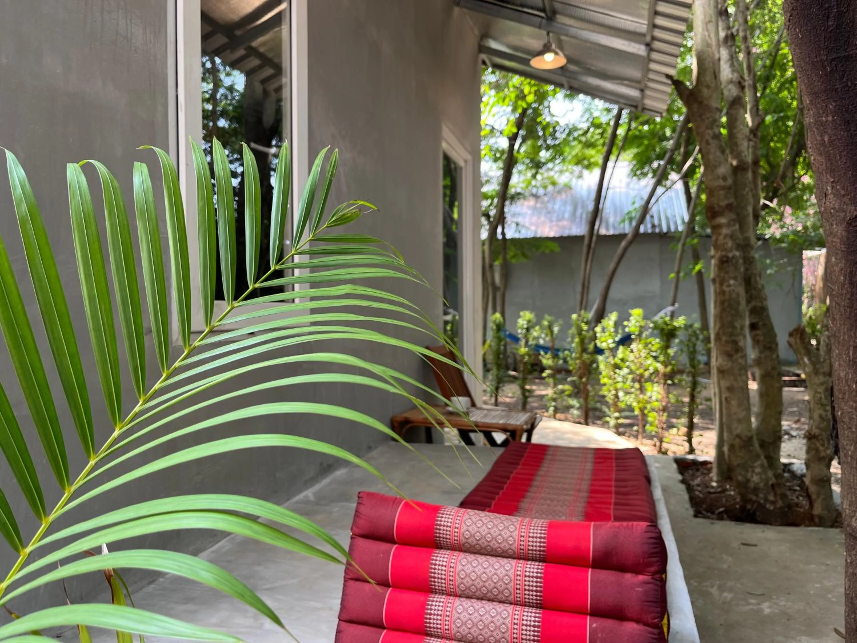 Garden in River Nest Hostel