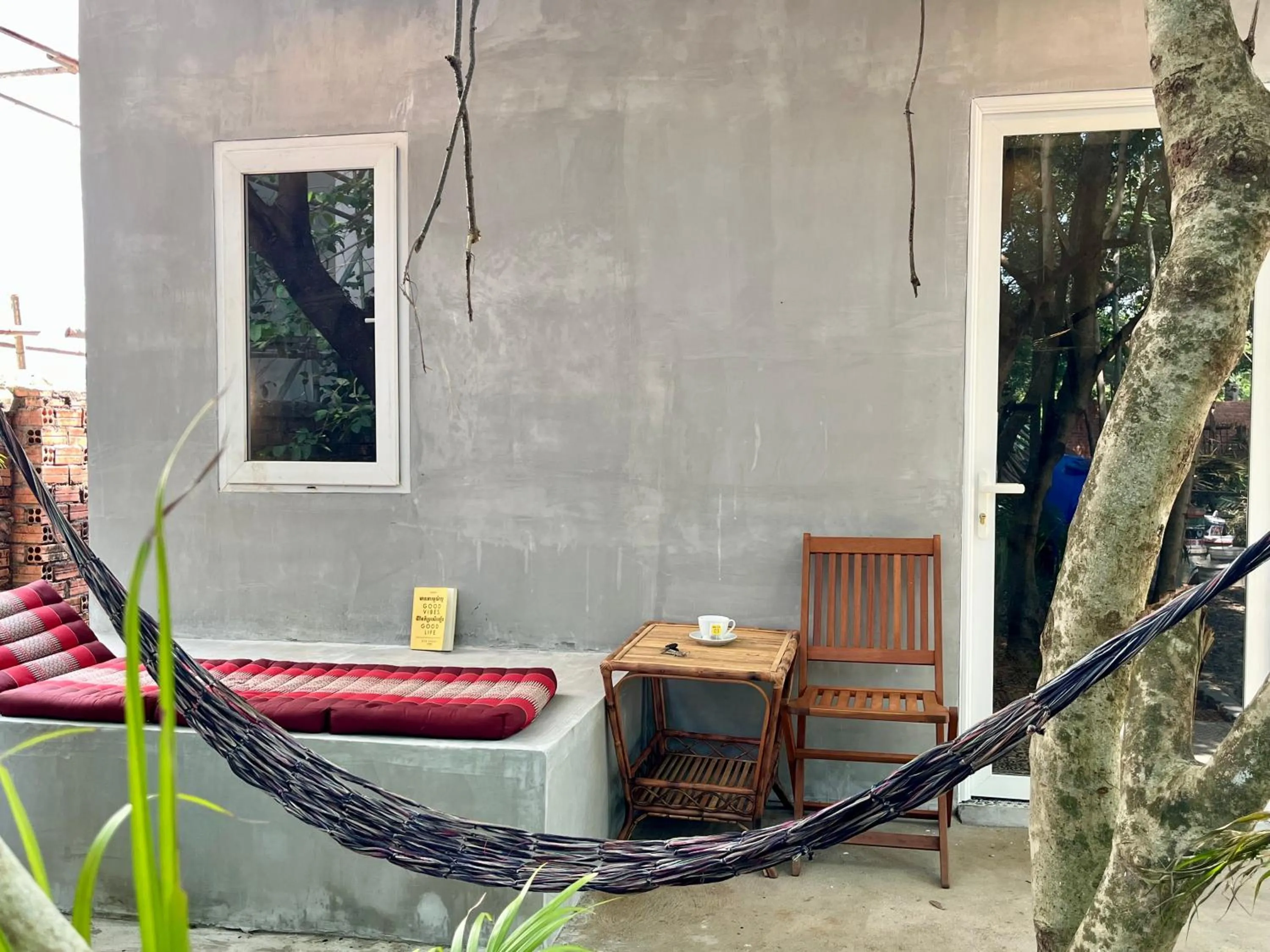 Garden in River Nest Hostel