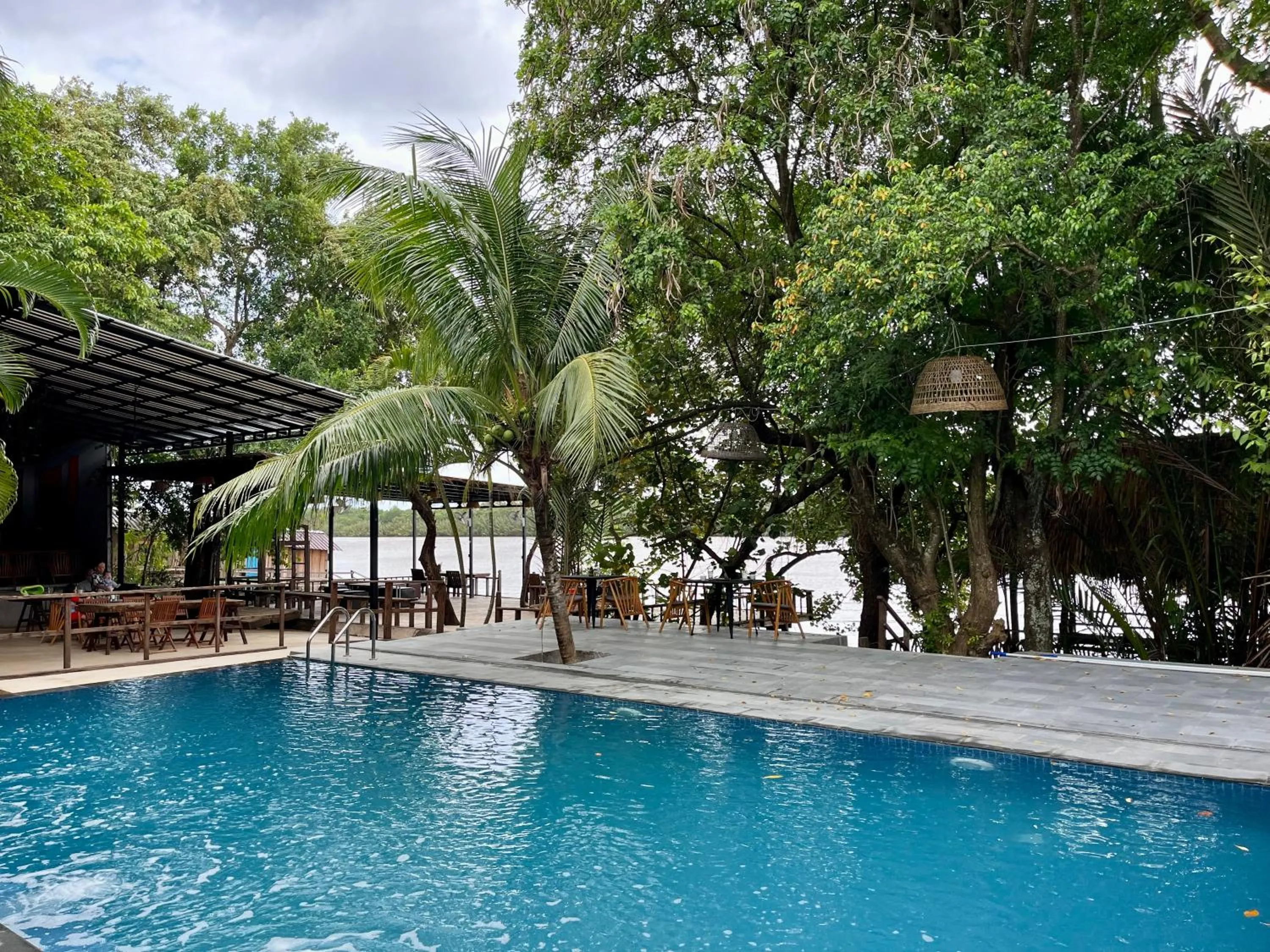 Swimming pool in River Nest Hostel
