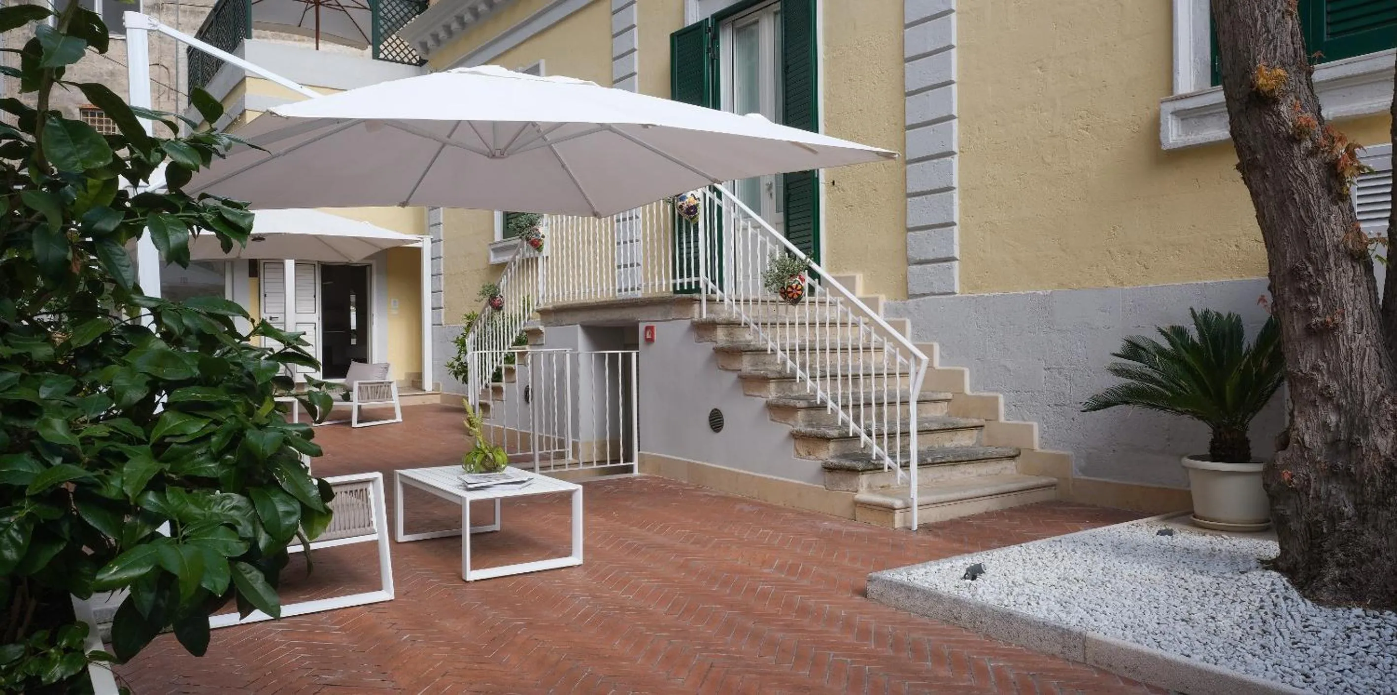 Patio in Euvodia Luxury Rooms