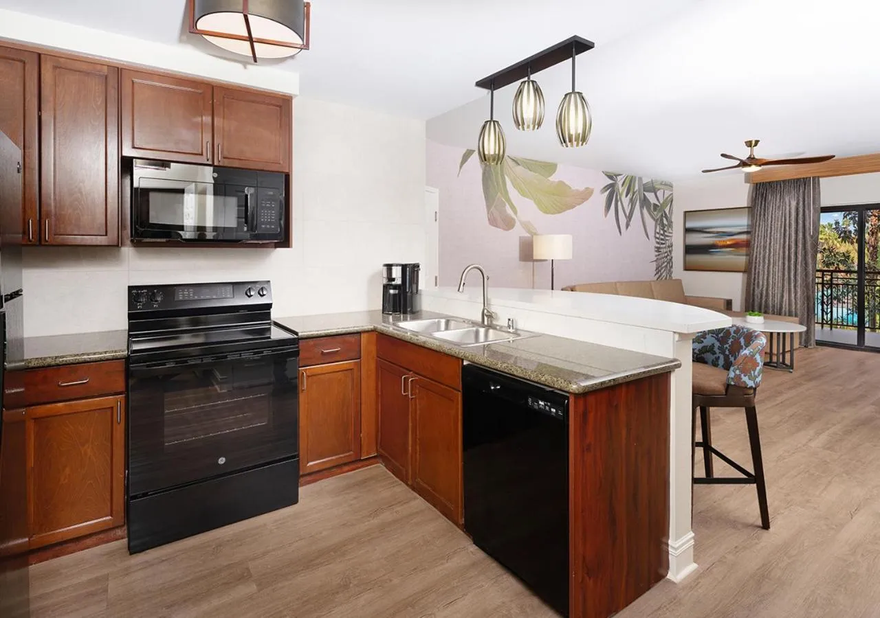 kitchen in Tahiti Village Resort & Spa