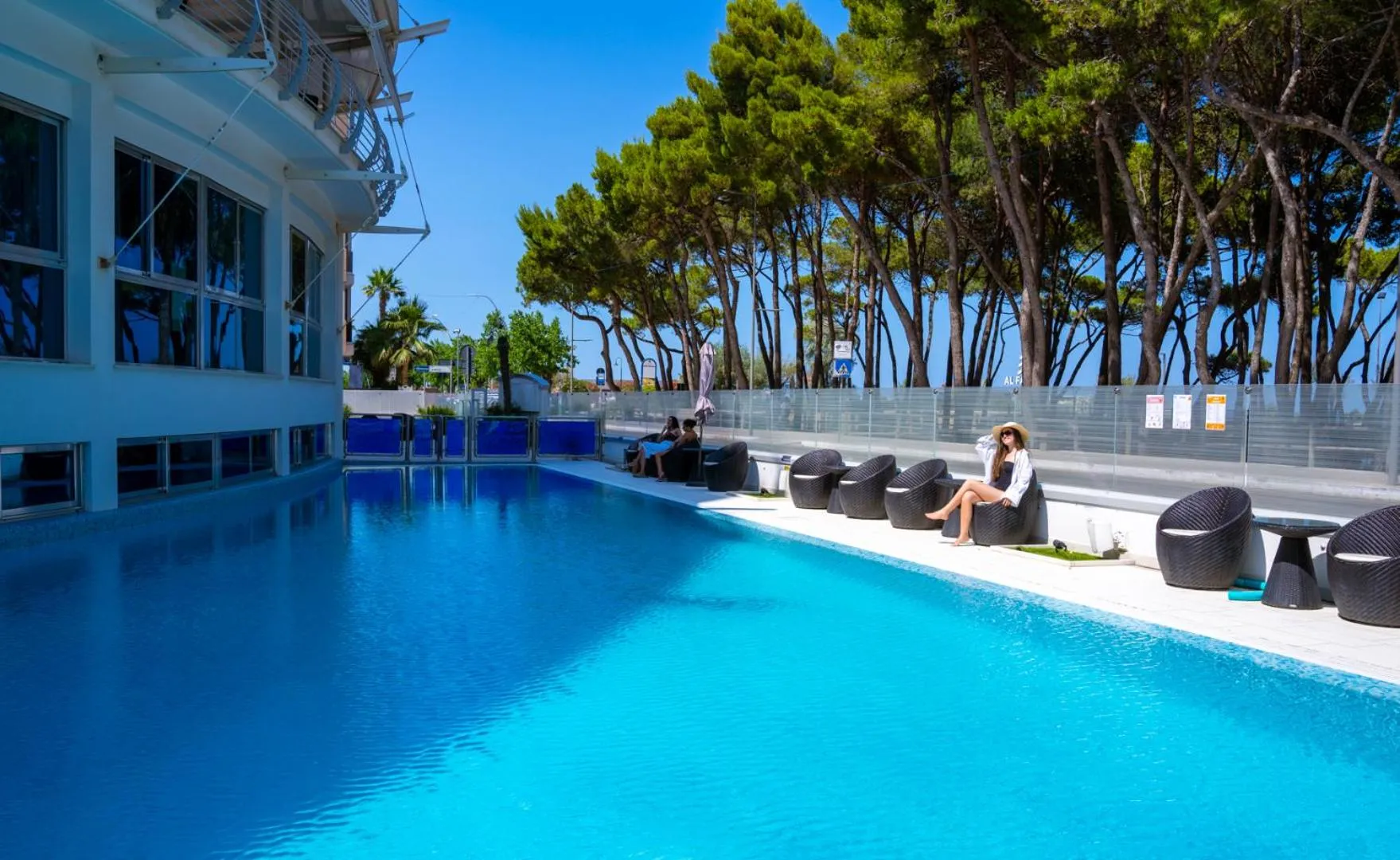 Swimming pool in Hotel Lido