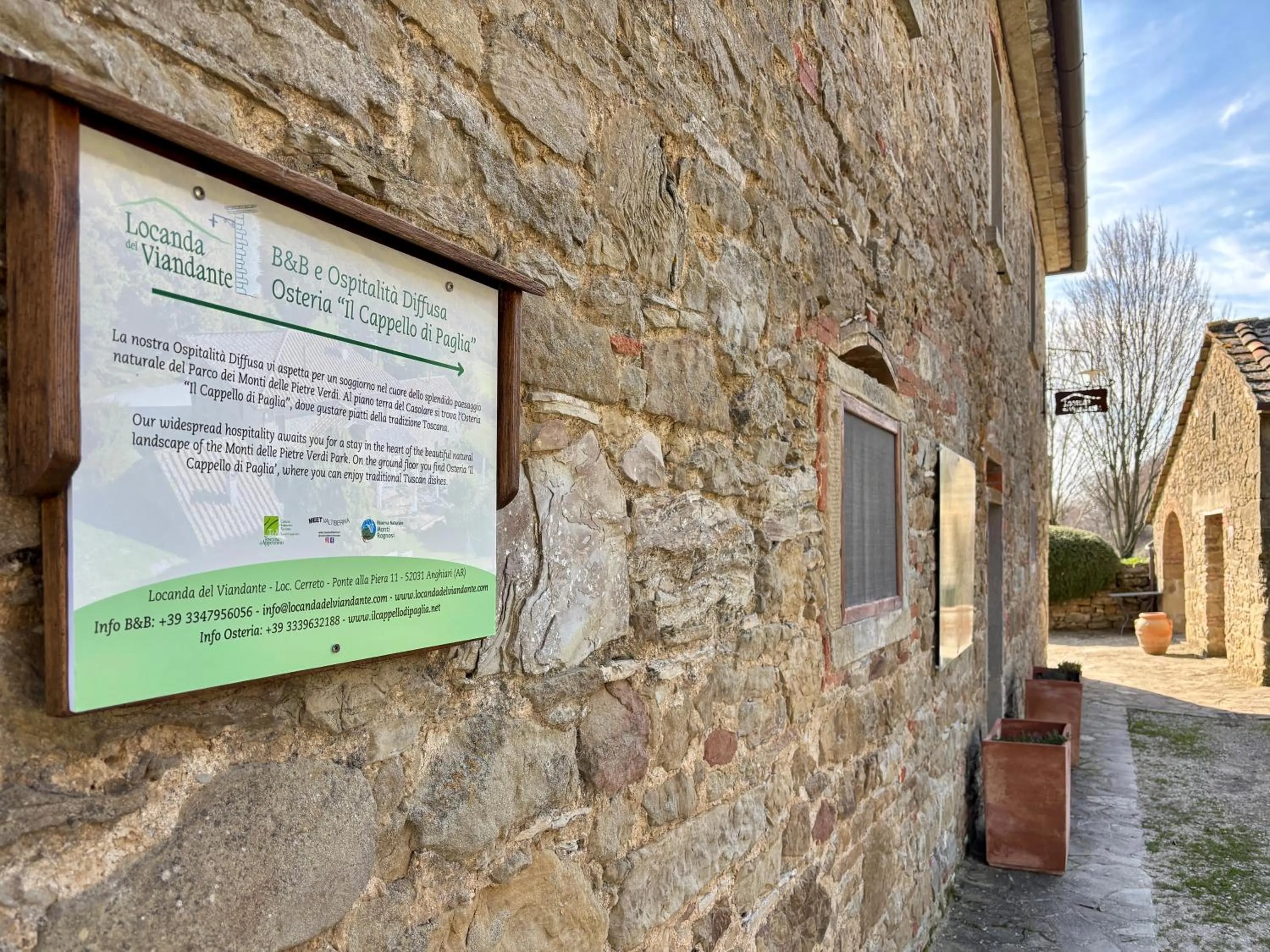 Property building in Locanda Del Viandante B&B