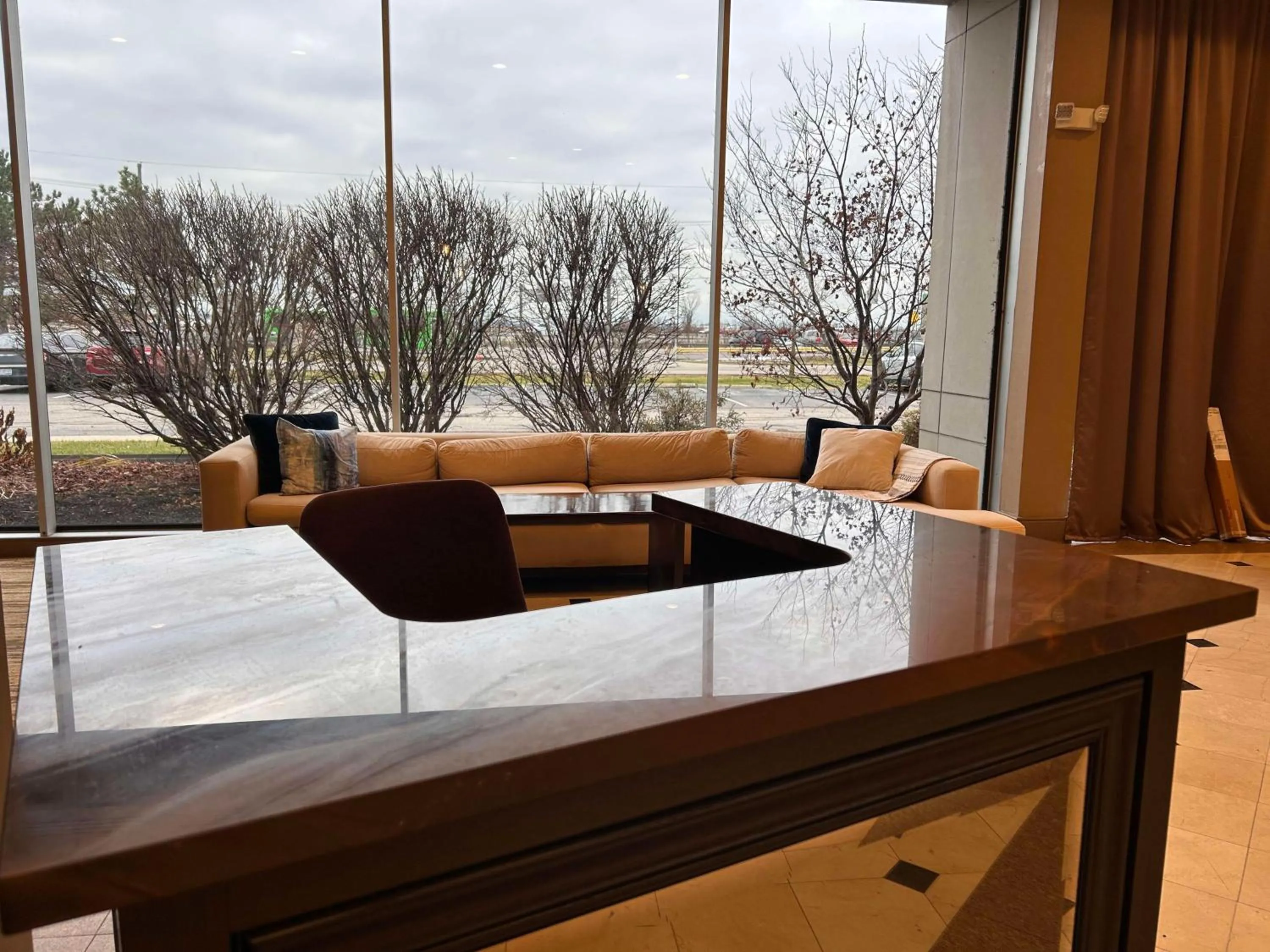 Lobby or reception in Skyline Hotel Detroit Airport, SureStay Collection by Best Western