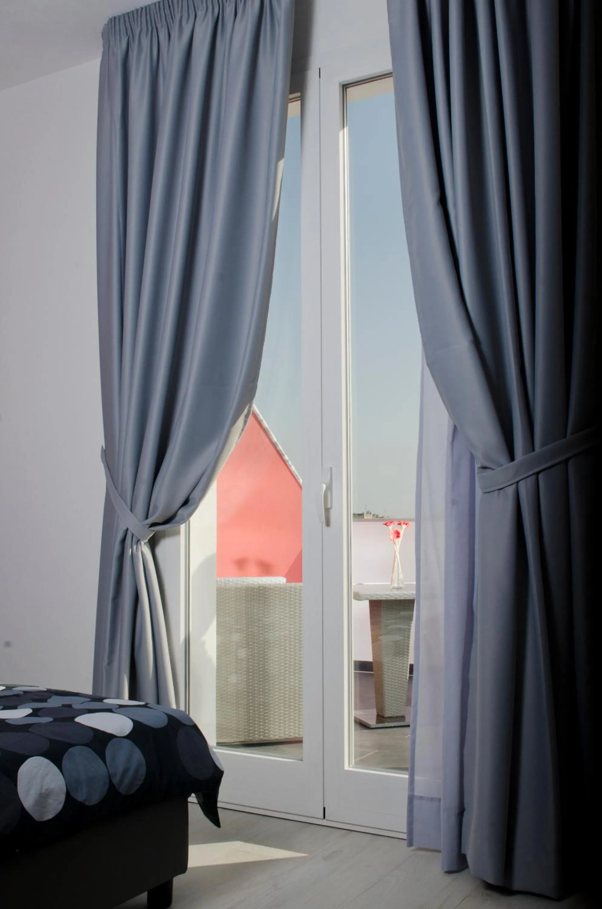 View (from property/room), Bed in Hotel Rainbow Resort