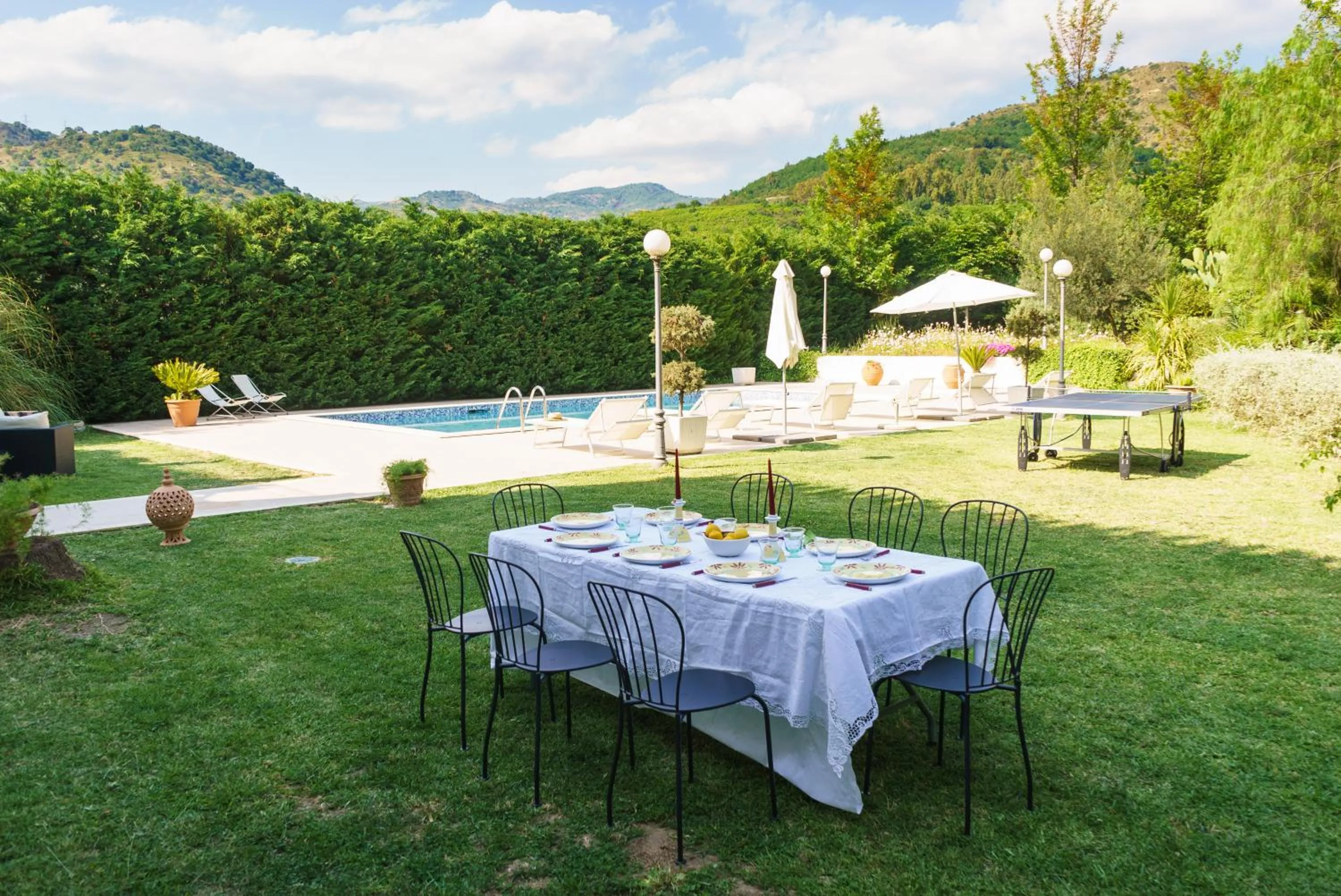 Garden in Relais La Placa