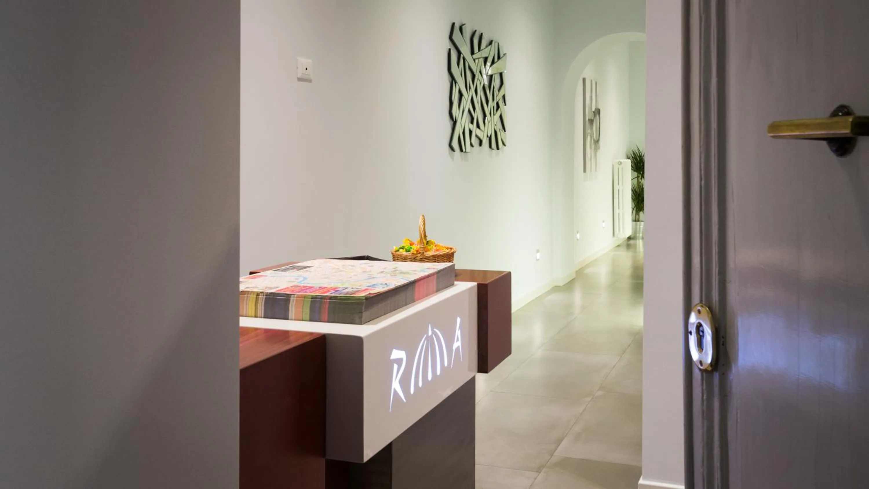 Lobby or reception in Residenza Alexander Guest House