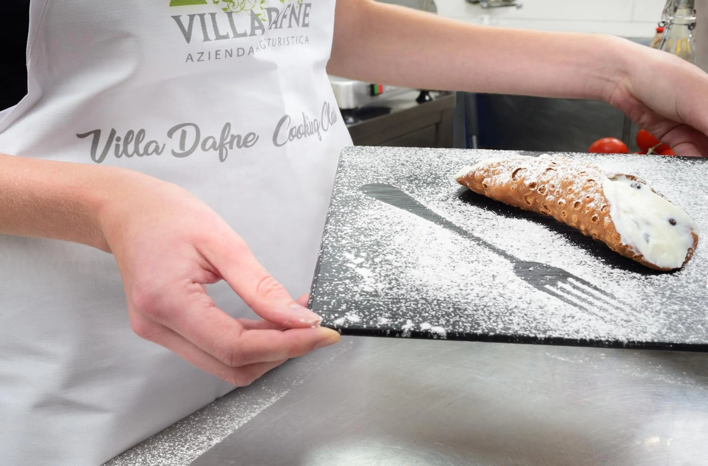 Food close-up in Villa Dafne