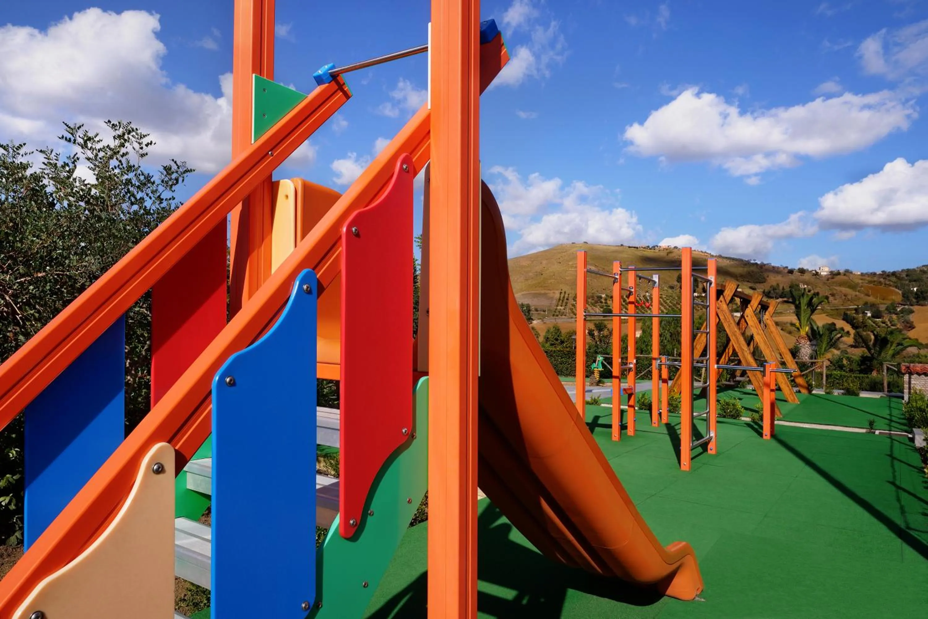 Children play ground in Villa Dafne