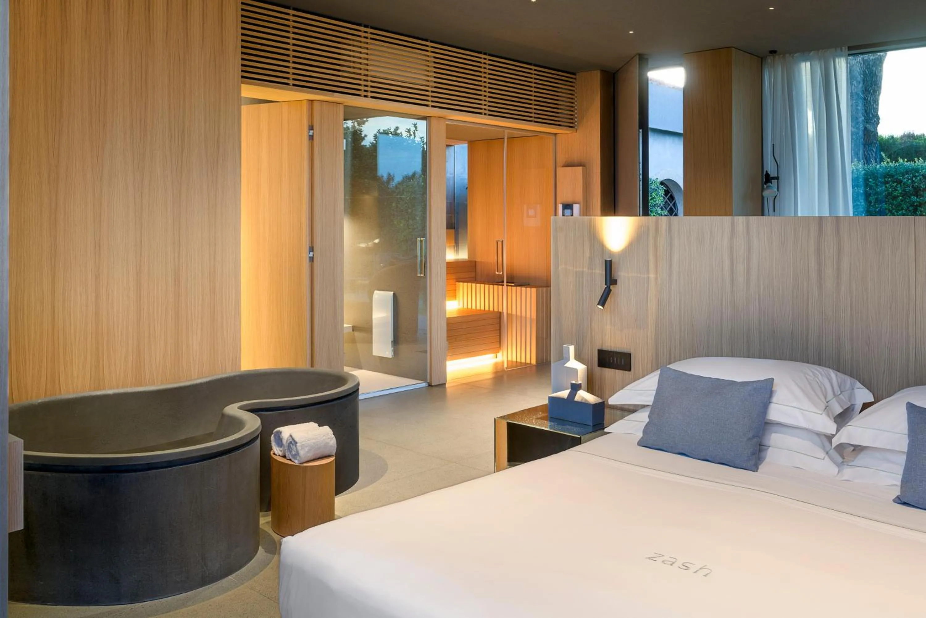 Bed in Zash Country Boutique hotel & SPA