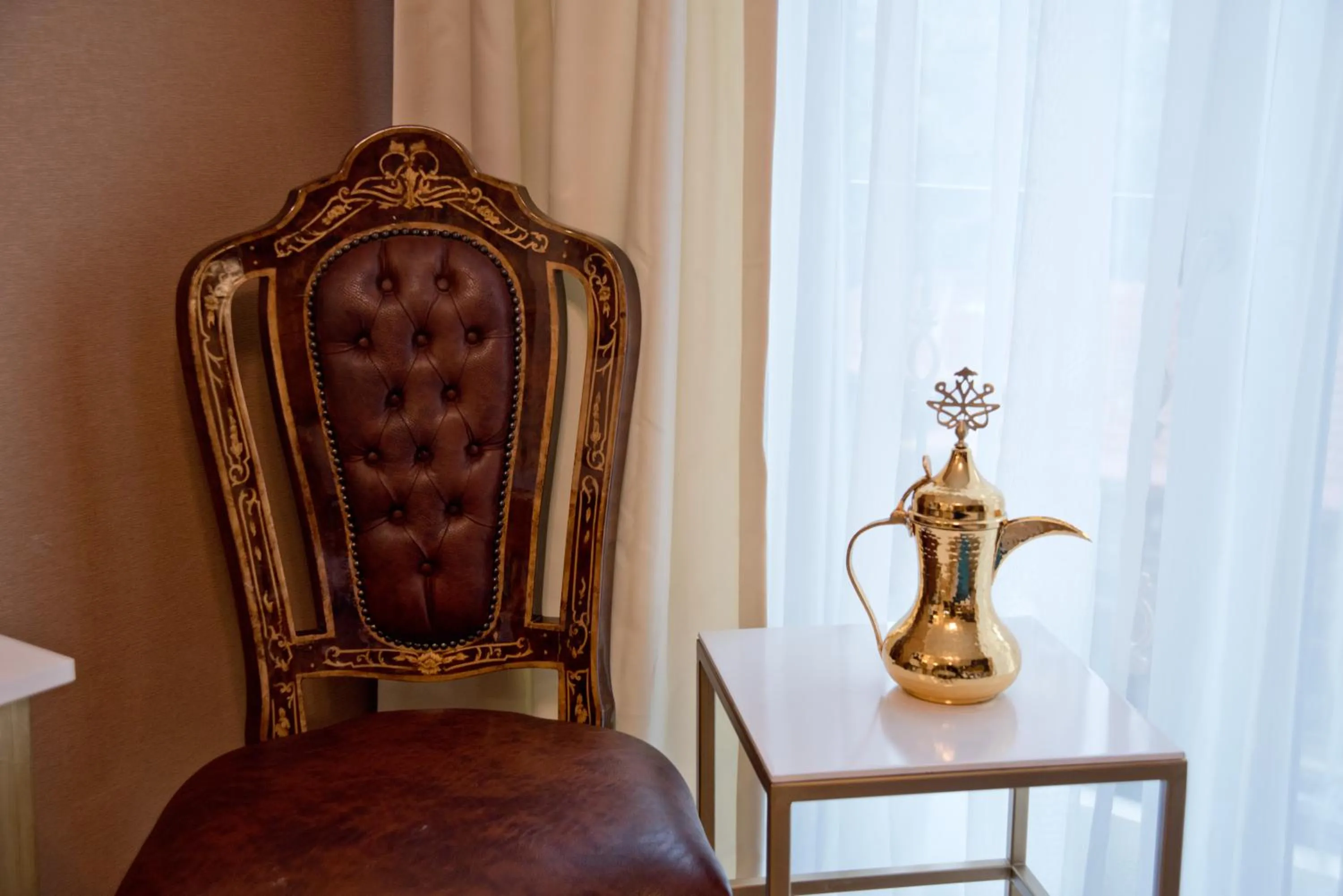 Seating area in Hotel Mevlana Bazaar