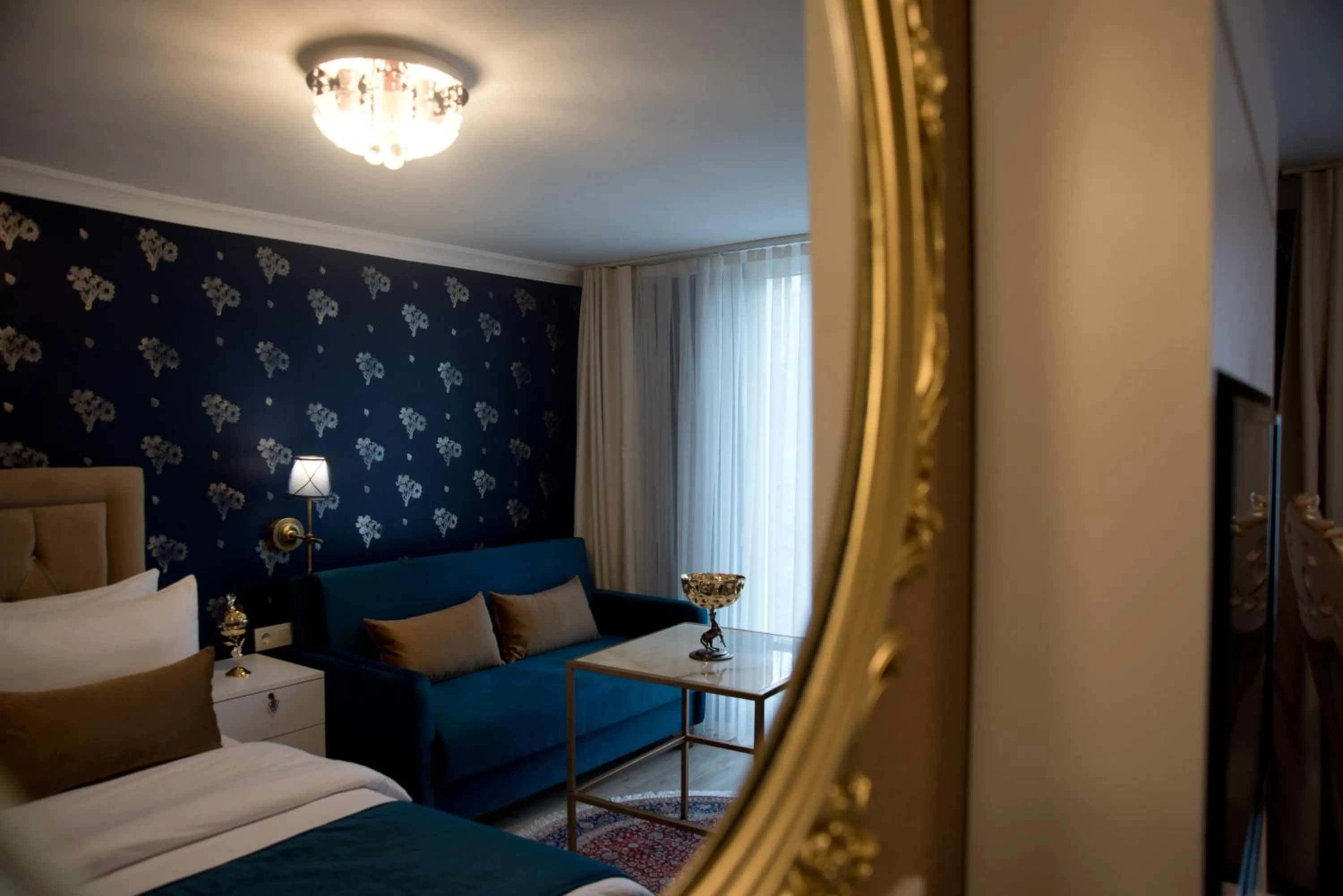 Bed in Hotel Mevlana Bazaar