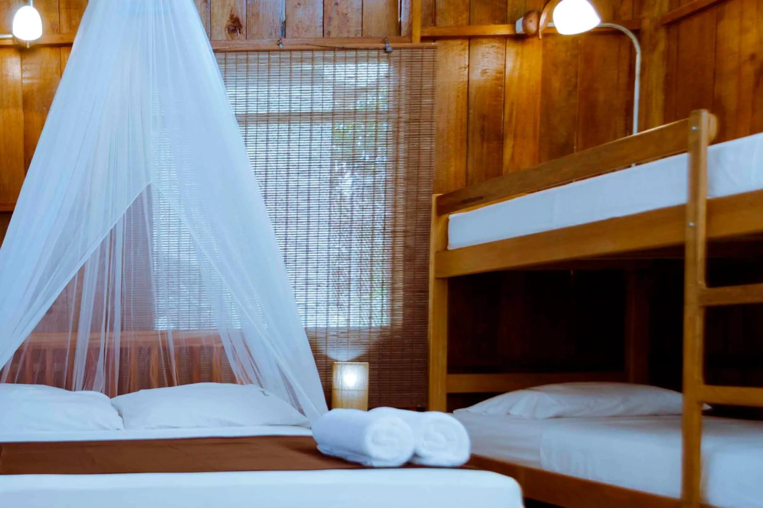 Decorative detail, Bed in Hotel Utüane