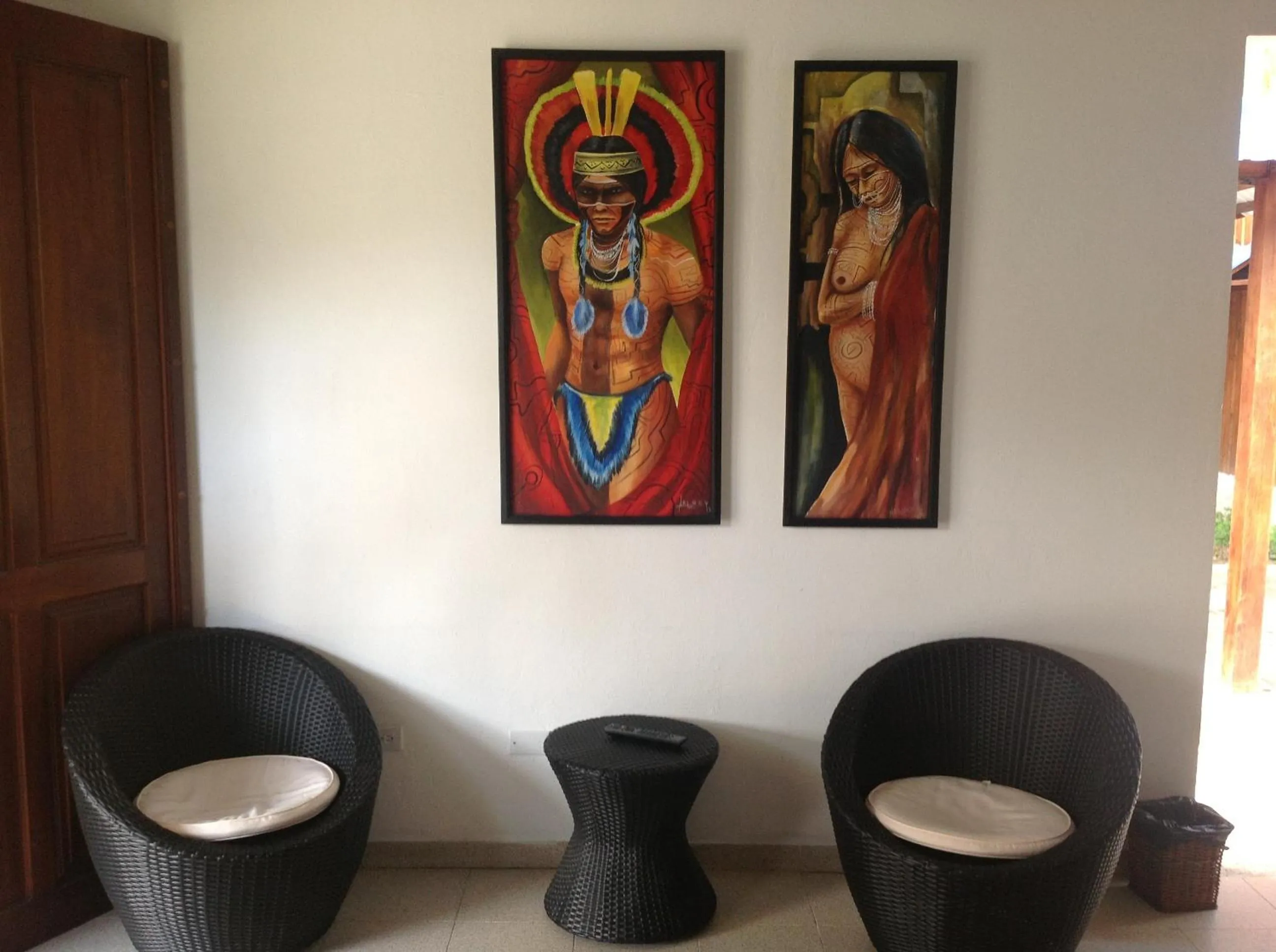 Lobby or reception in Hotel Utüane