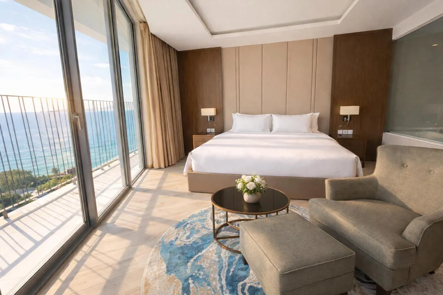 Bed in Holi Panorama Condotel