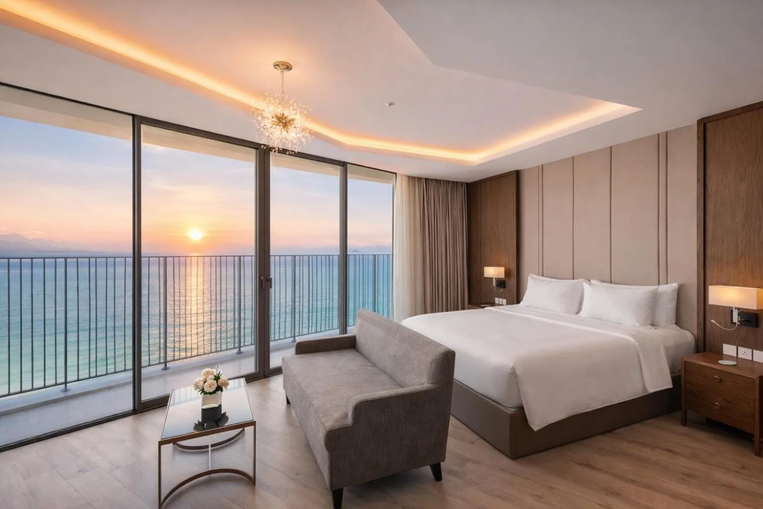 Bed in Holi Panorama Condotel