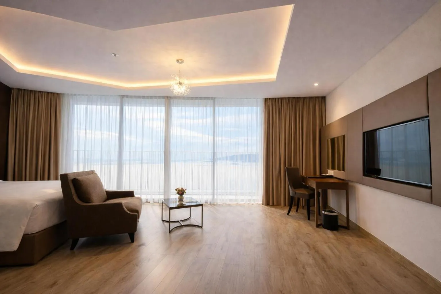 Bed in Holi Panorama Condotel