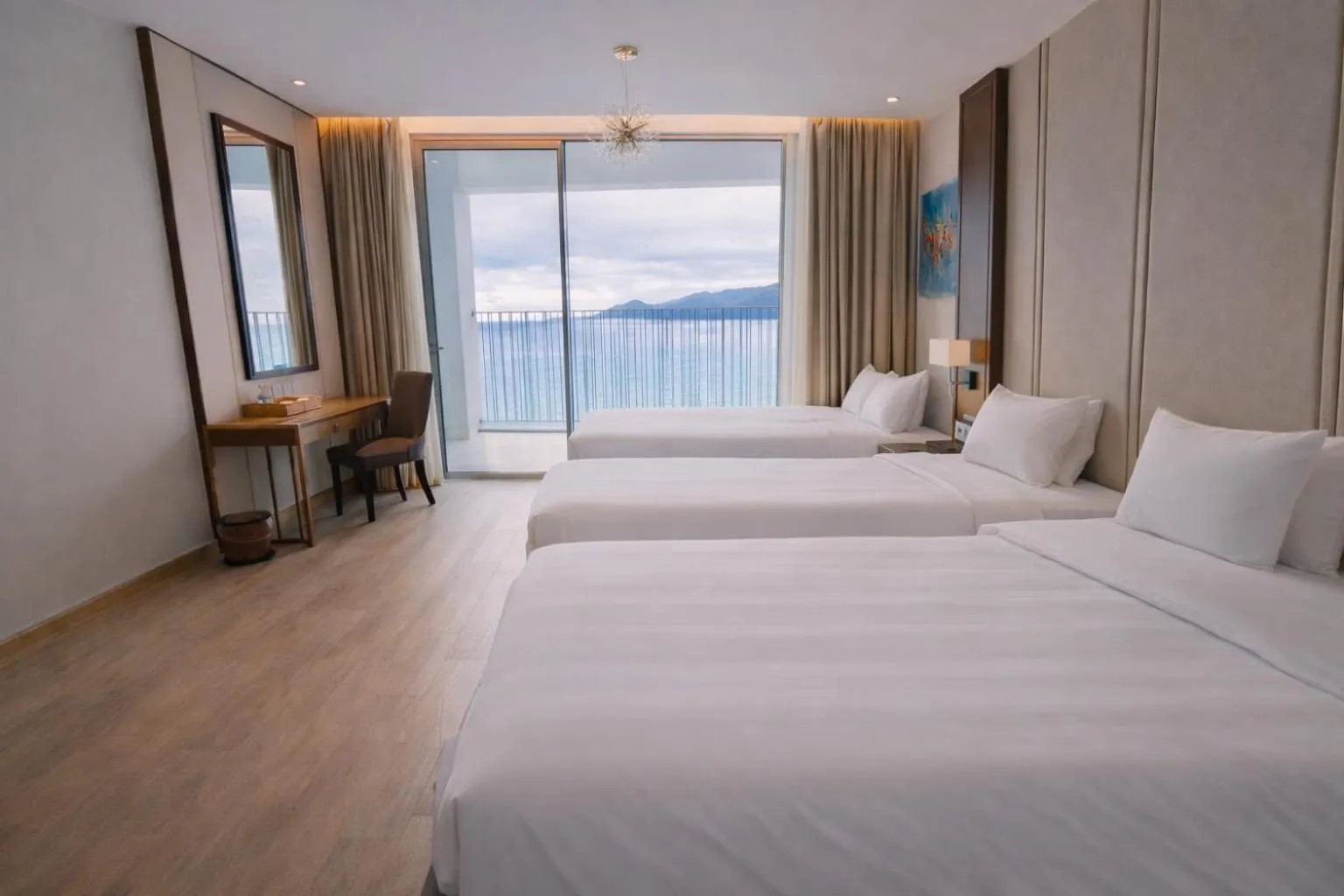 Bed in Holi Panorama Condotel