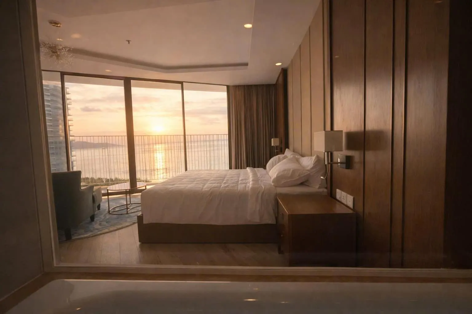 Bed in Holi Panorama Condotel